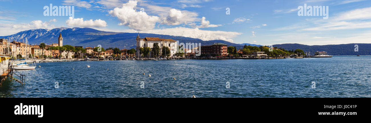 Toscolano, Lago di Garda, Italia Foto Stock