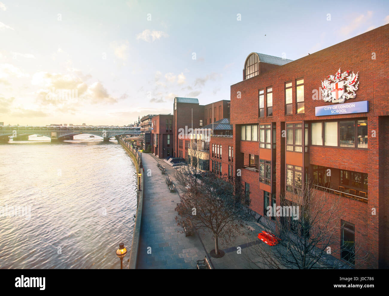 07 Gennaio 2014 - Londra, Regno Unito. City of London School Foto Stock