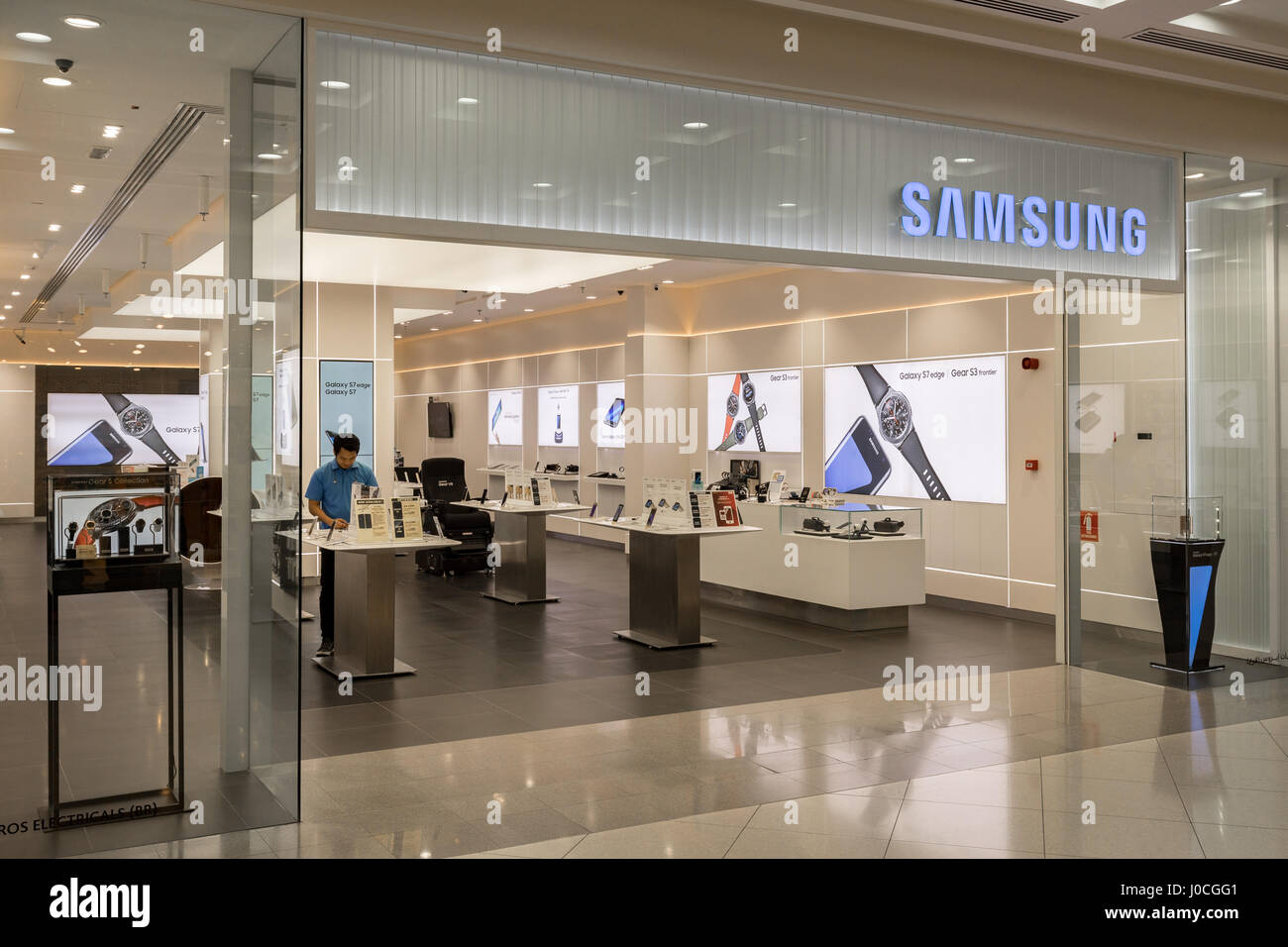Samsung store Foto Stock