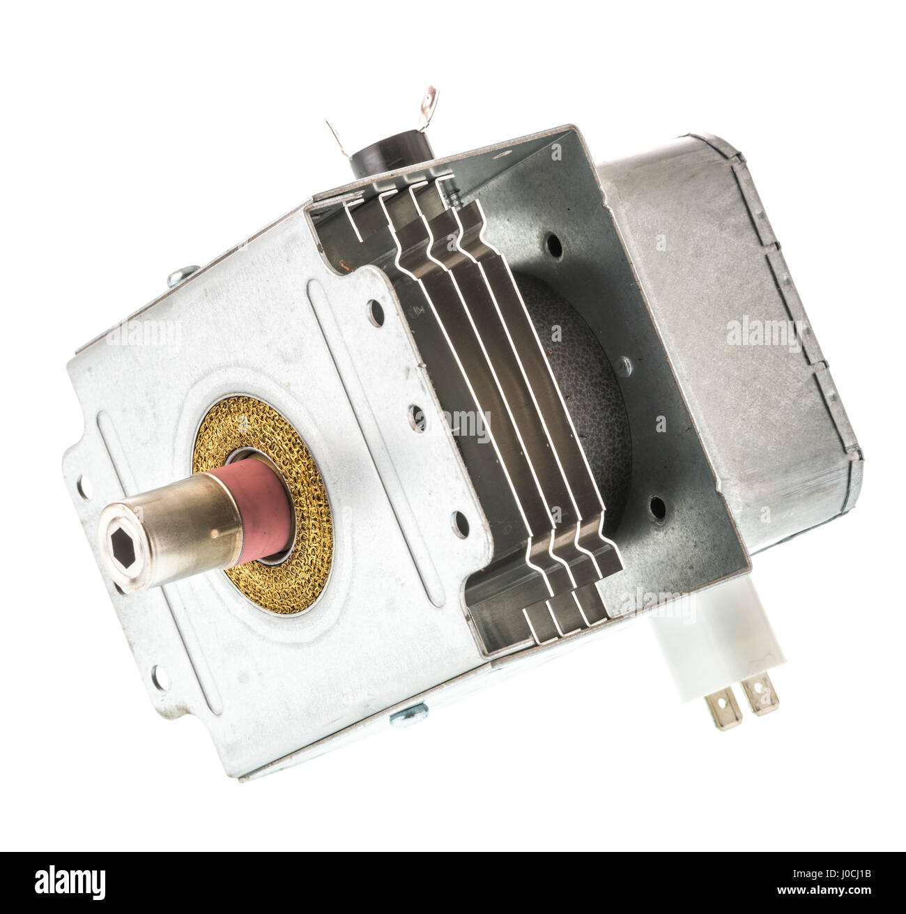Un magnetron da un forno a microonde Foto stock - Alamy