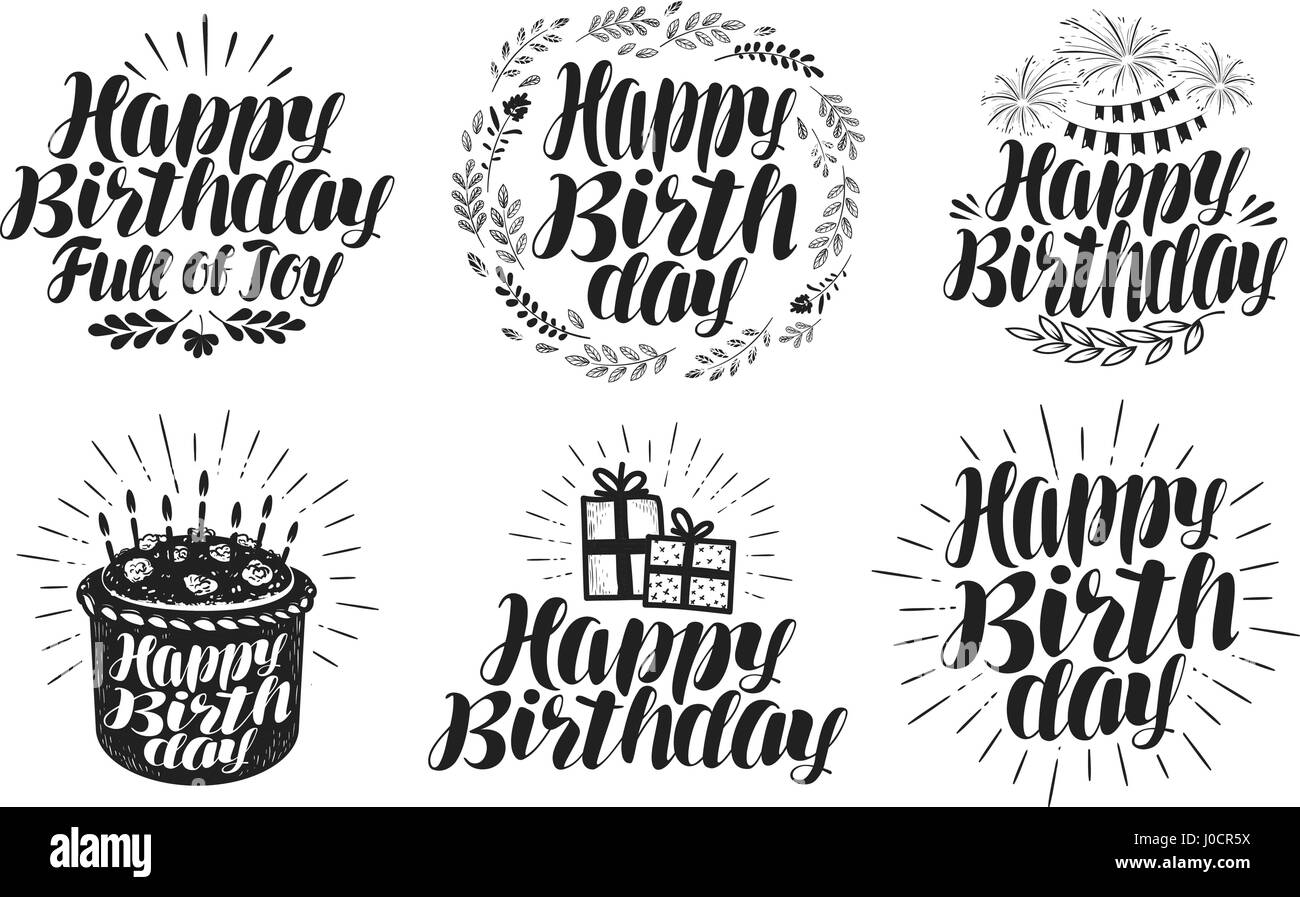 Buon compleanno Foto e Immagini Stock in Bianco e Nero - Alamy
