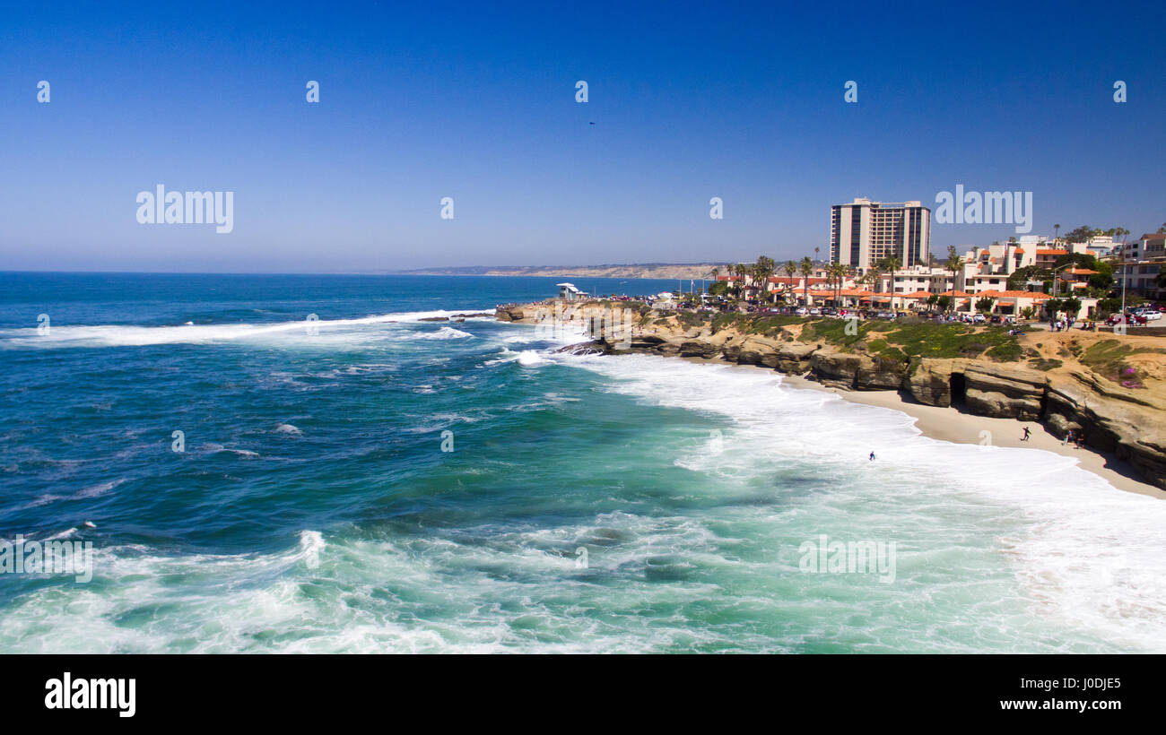 Pacific Coast line Foto Stock