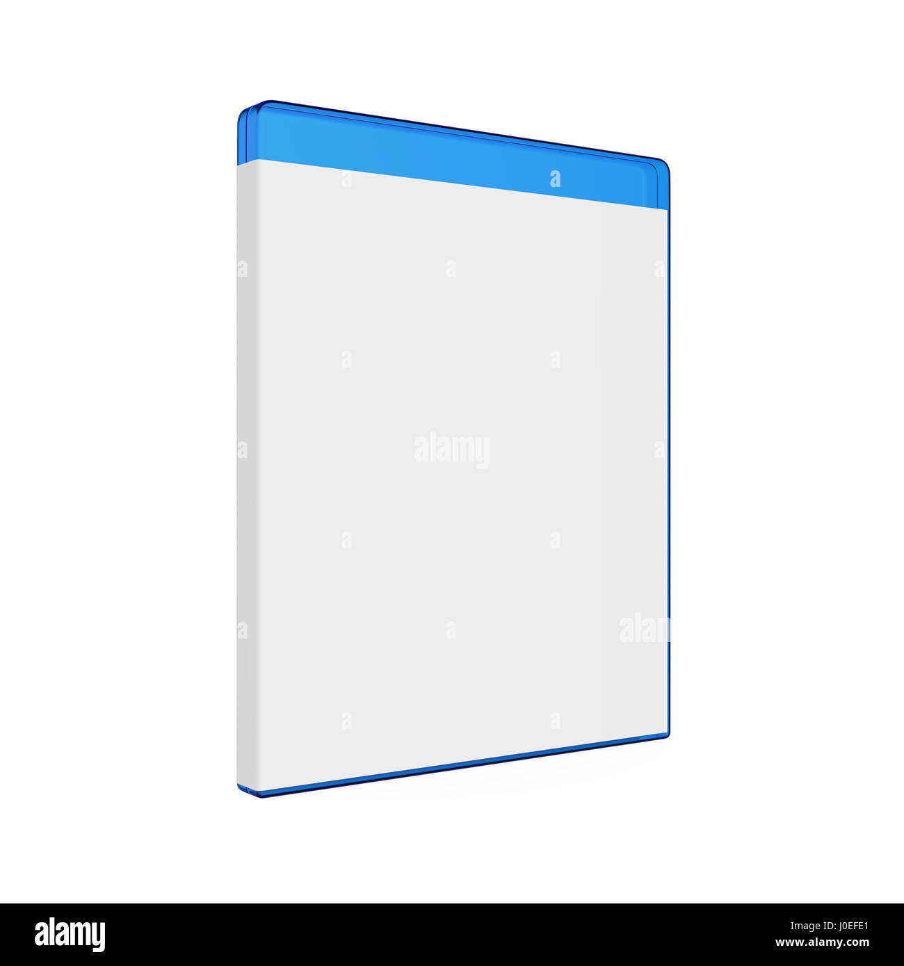 Vuoto Bluray caso isolato Foto Stock