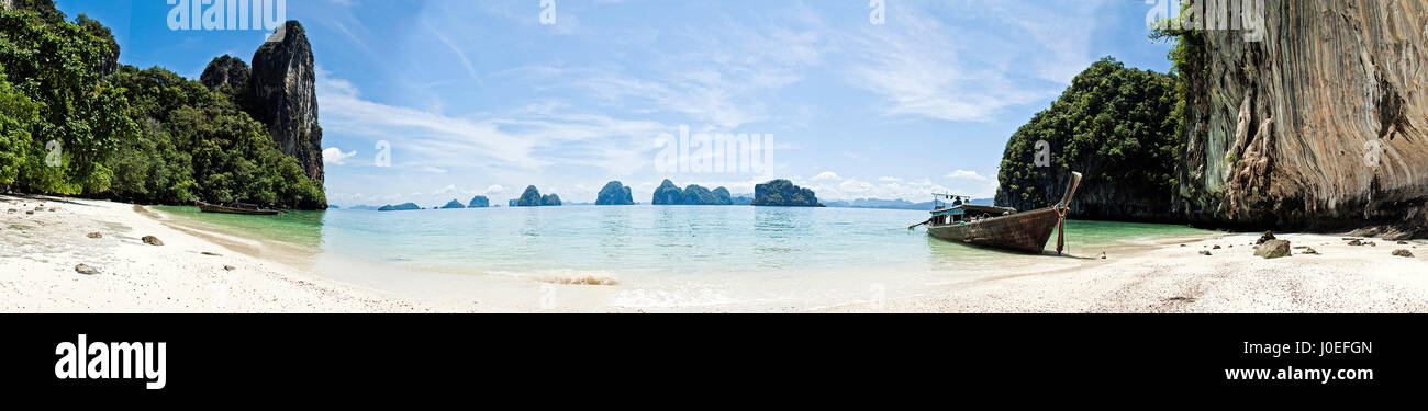 Una bellissima isola vicino a Koh Yao Noi in Thailandia. Foto Stock