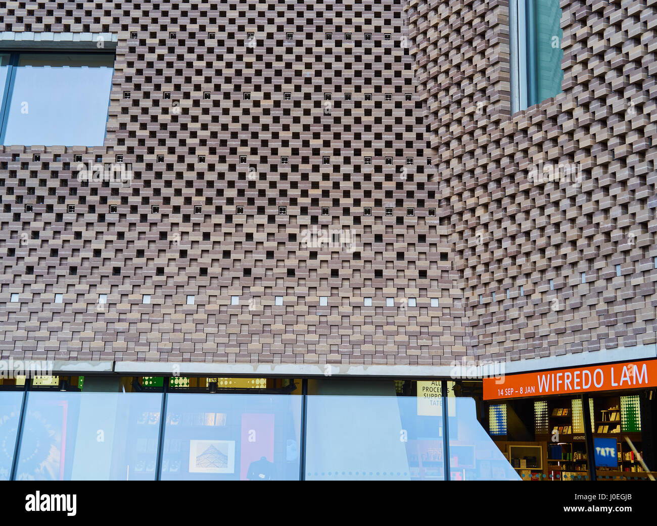 La Tate Modern di estensione, l'interruttore casa (da Herzog & de Meuron, South Bank di Londra, Inghilterra Foto Stock