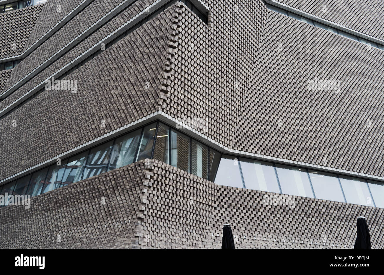La Tate Modern di estensione, l'interruttore casa (da Herzog & de Meuron, South Bank di Londra, Inghilterra Foto Stock