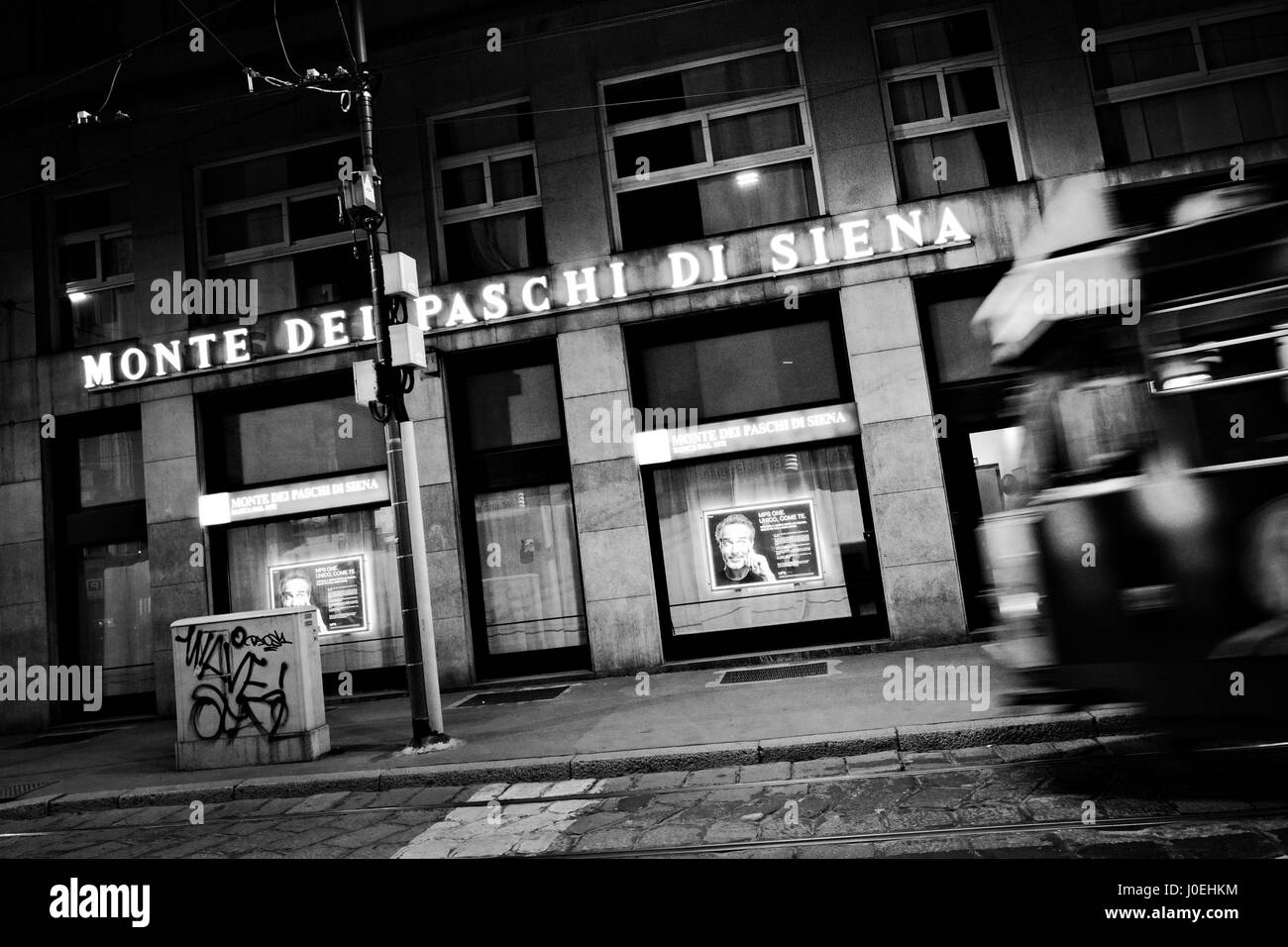 Il Monte dei Paschi di Siena 03/01/2017 ©MOLLONA/Opale Foto Stock