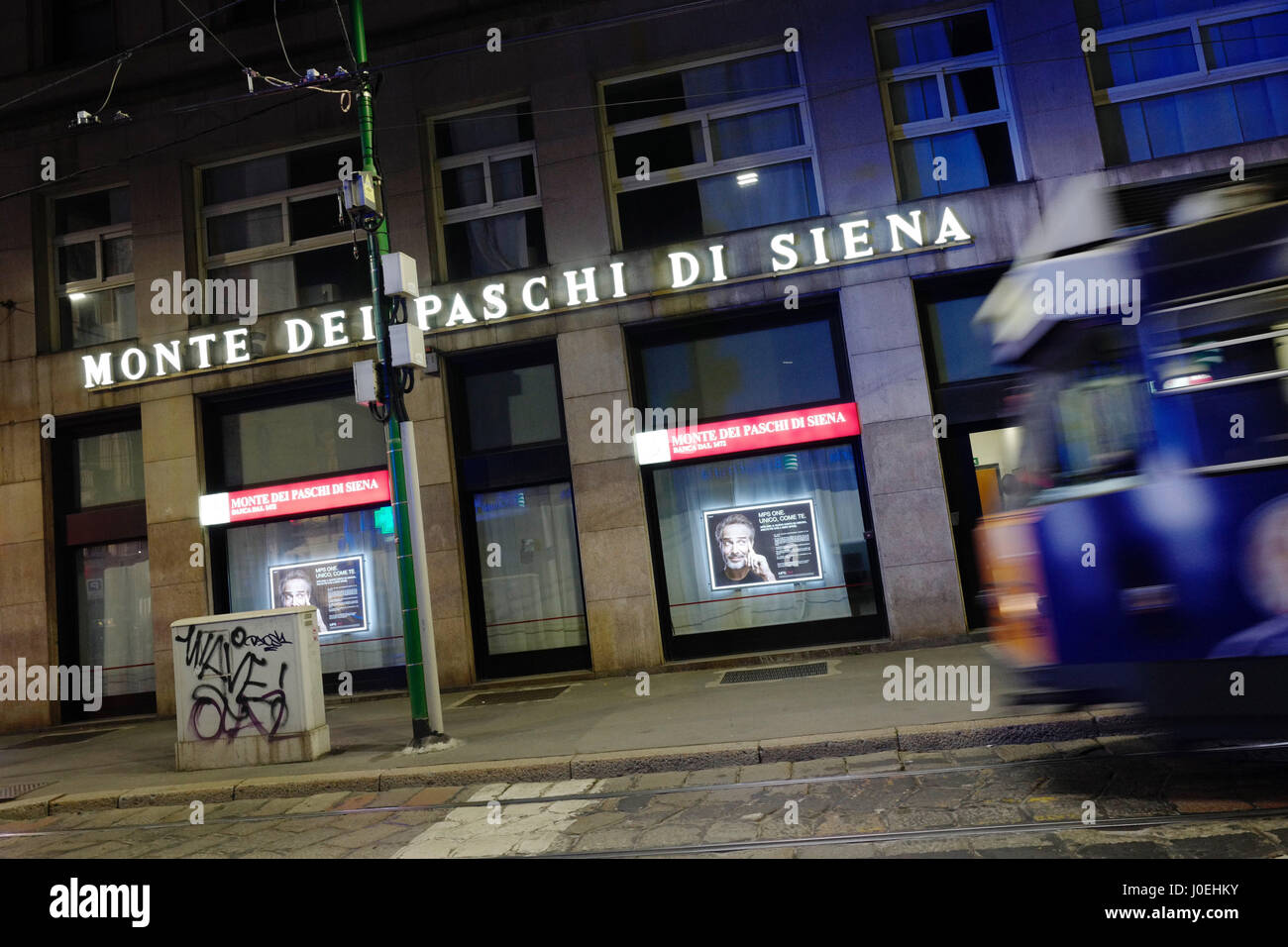 Il Monte dei Paschi di Siena 03/01/2017 ©MOLLONA/Opale Foto Stock
