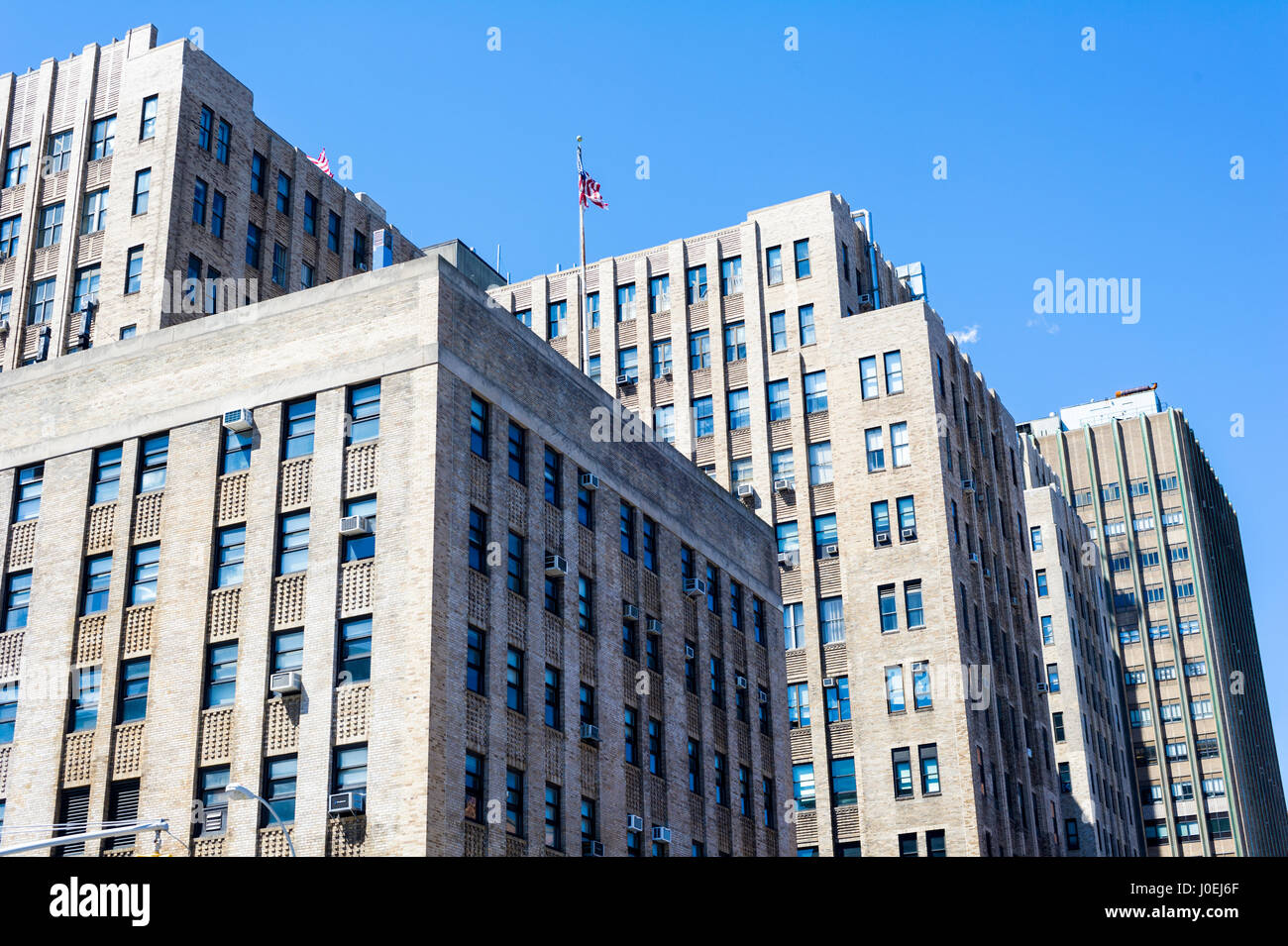 Il campus del nuovo ospedale York-Presbyterian in Washington Heights in New York domenica 9 aprile 2017. (© Richard B. Levine) Foto Stock