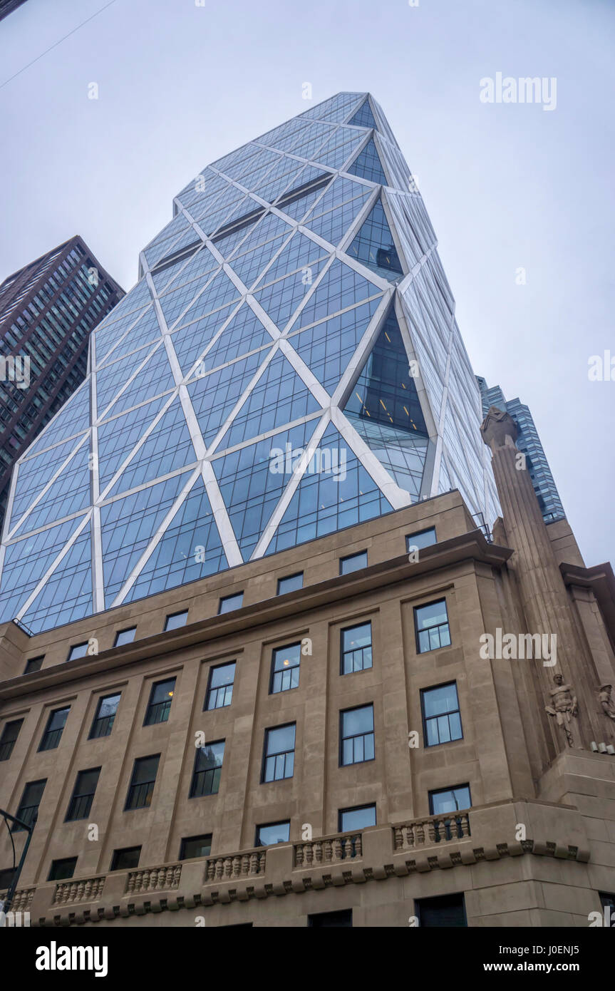 Hearst Tower, Manhattan, New York City (NYC), Grattacielo Foto Stock