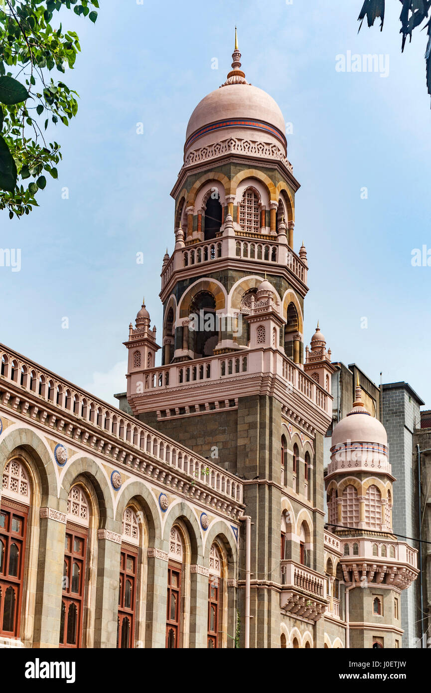 Anjuman ho islam edificio scolastico, Mumbai, Maharashtra, India, Asia Foto Stock
