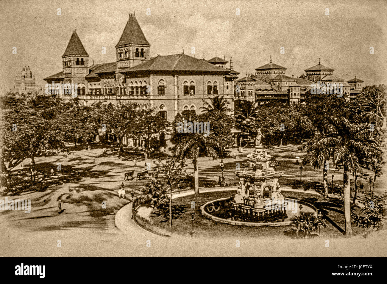 L'annata 1900 foto di flora fontana, Mumbai, Maharashtra, India, Asia - aad 252505 Foto Stock