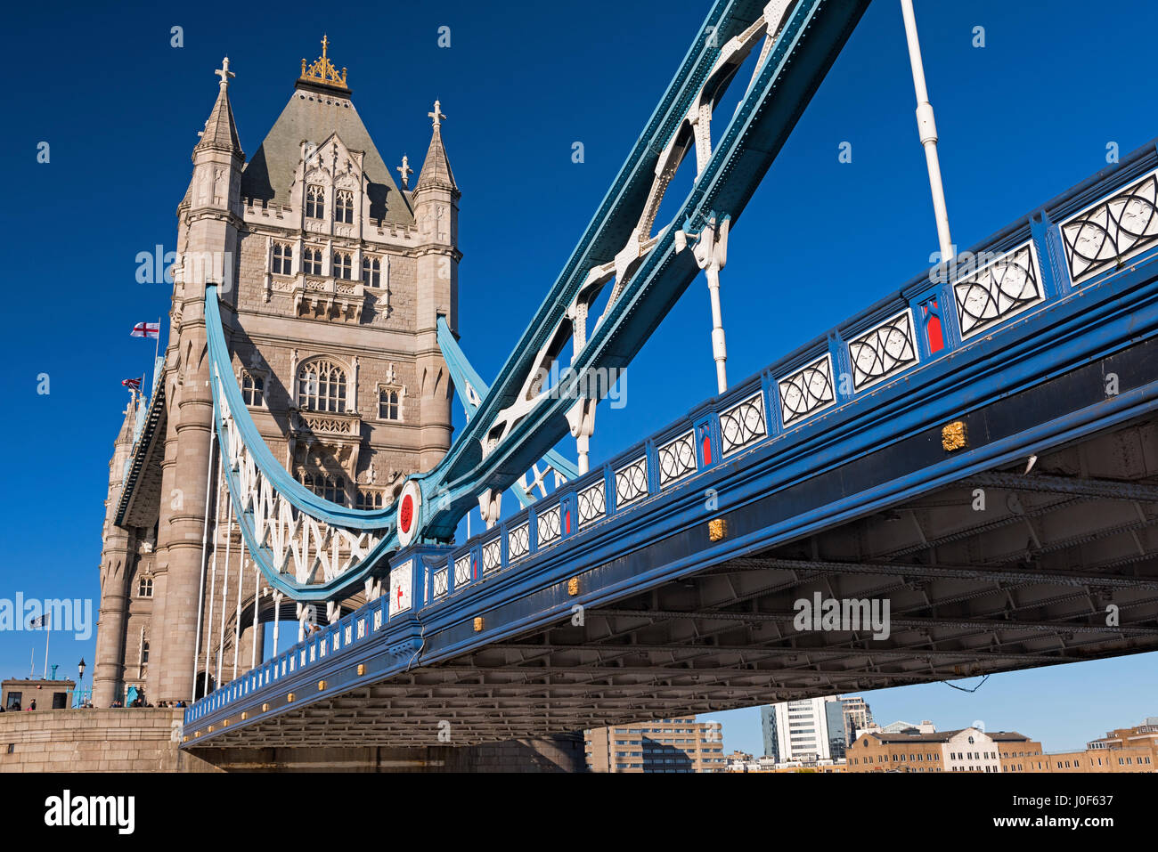Il Tower Bridge London REGNO UNITO Foto Stock
