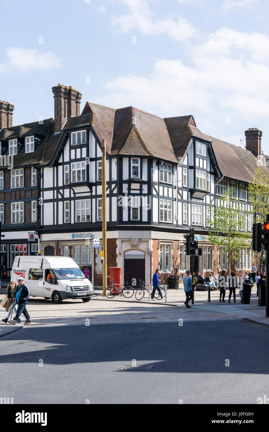 Bromley Piazza del Mercato. Suburban shopping center. Foto Stock