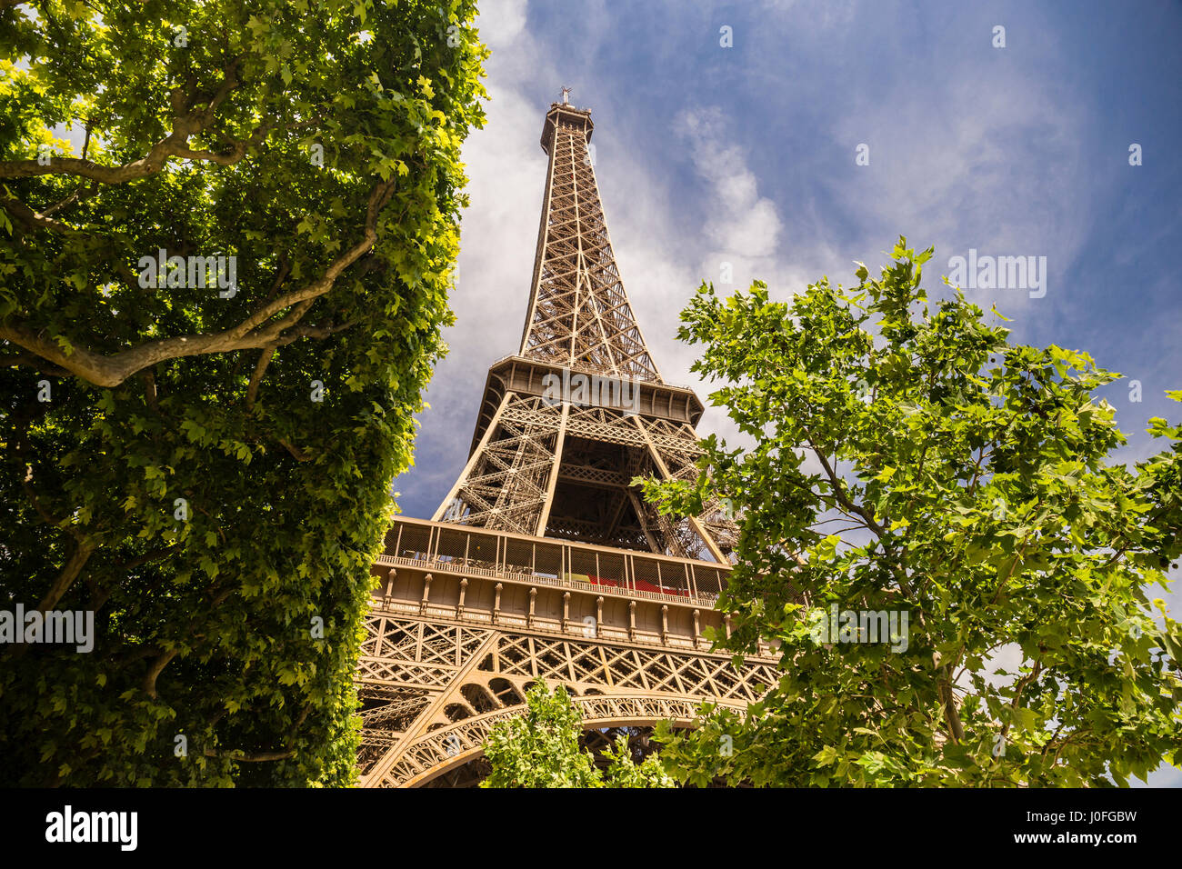 La Tour Eiffel (Francia) Foto Stock