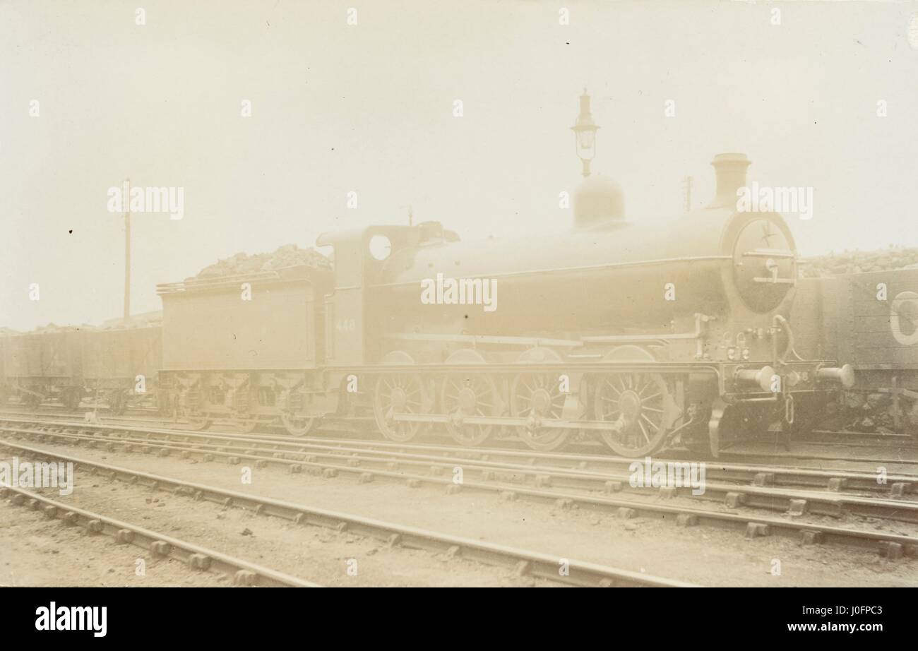 Locomotiva n. 448: 0-8-0 motore Foto Stock