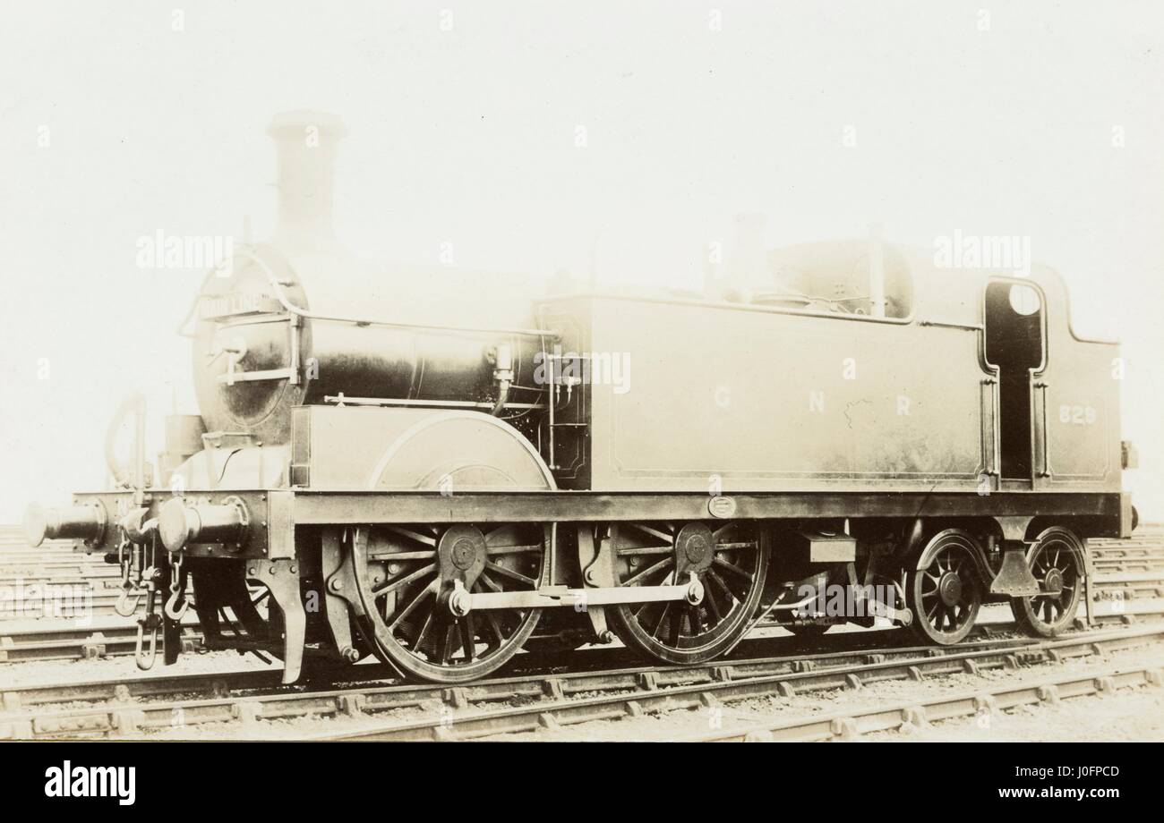 Locomotiva n. 829: 0-4-4 motore Foto Stock