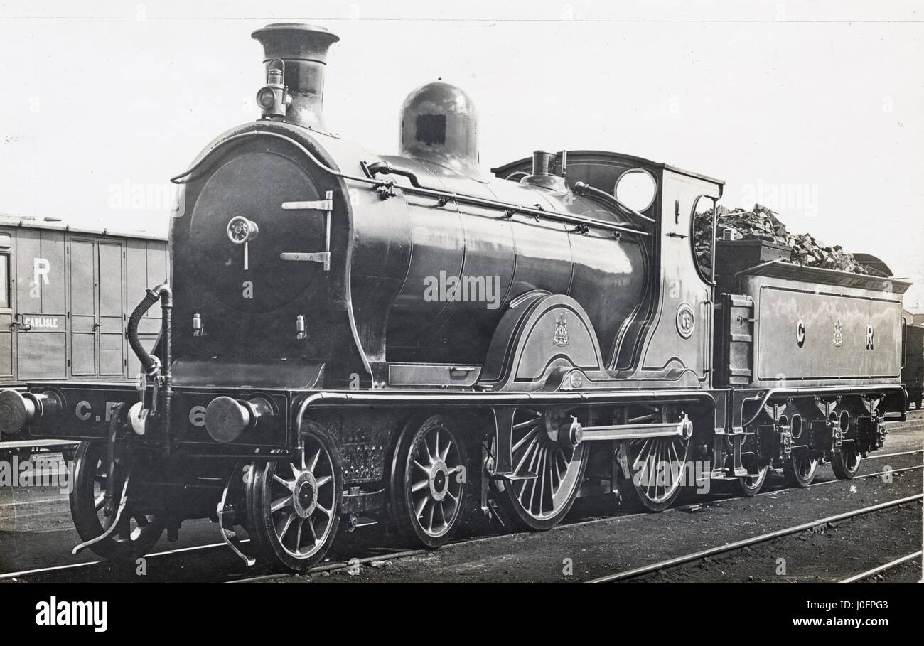 Locomotiva n. 66: 4-4-0 Foto Stock