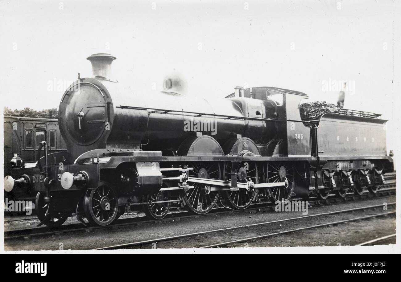 Locomotiva n. 383: 4-6-0 Foto Stock
