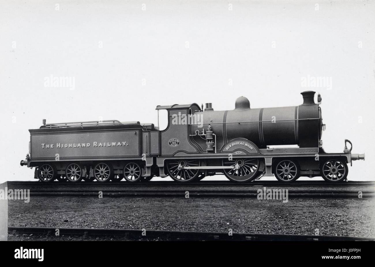 Locomotiva n. 60: 'Ben Bhreac Mhor' 4-4-0, costruito Maggio 1910. Molto simile nel design al Ben classe di un decennio prima ma questi aveva caldaie più grandi; questi divenne noto come il grande Bens e i loro predecessori in quanto piccola Bens. Rinumerate 14421 da Londra, Foto Stock