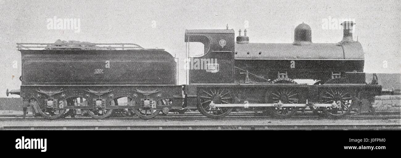 Locomotiva n. 18: 'Enniscorthy' 0-6-0. La pubblicazione non identificato, Vol XVI. Foto Stock