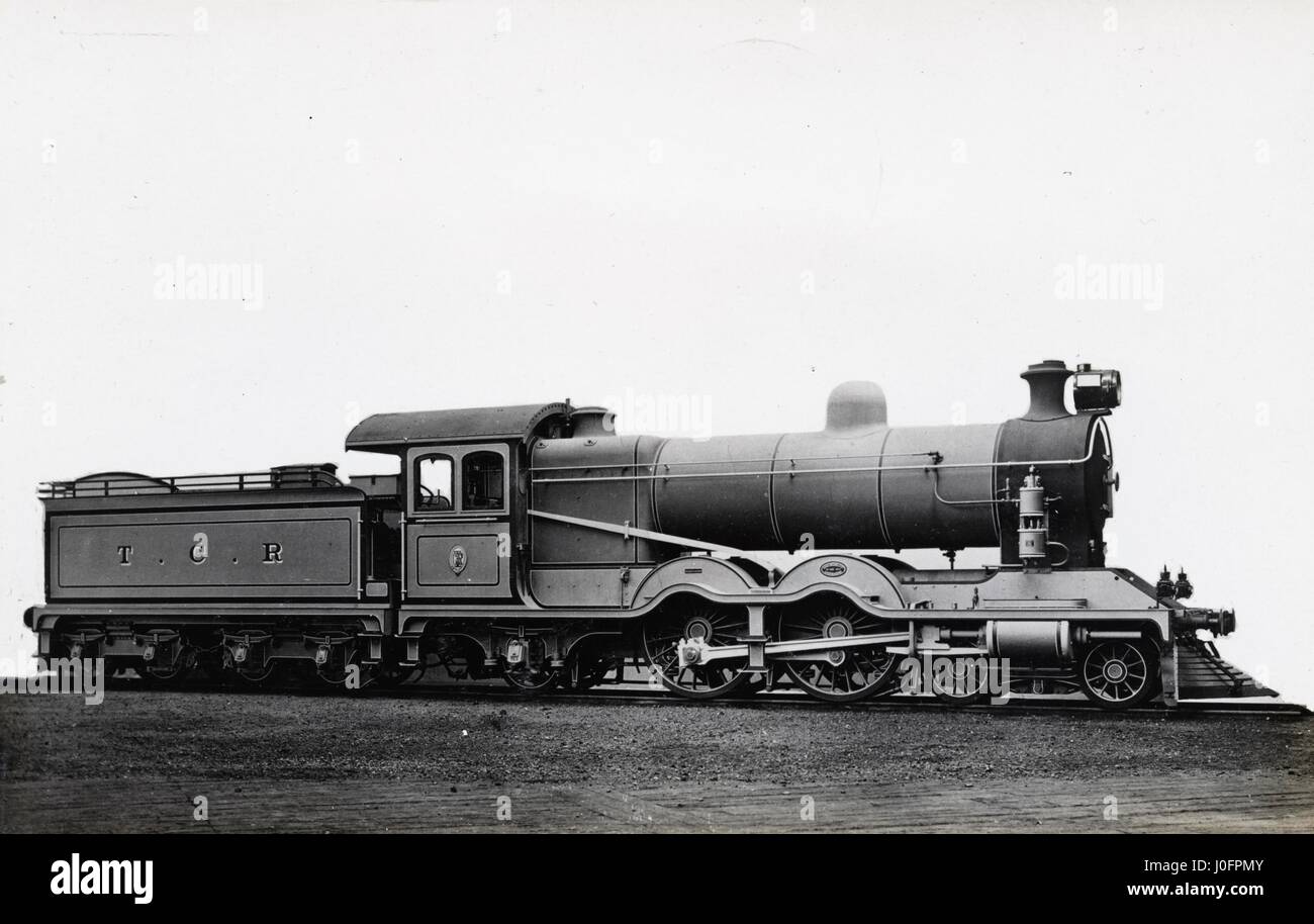 Locomotiva no unidentified: 4-4-2 Foto Stock