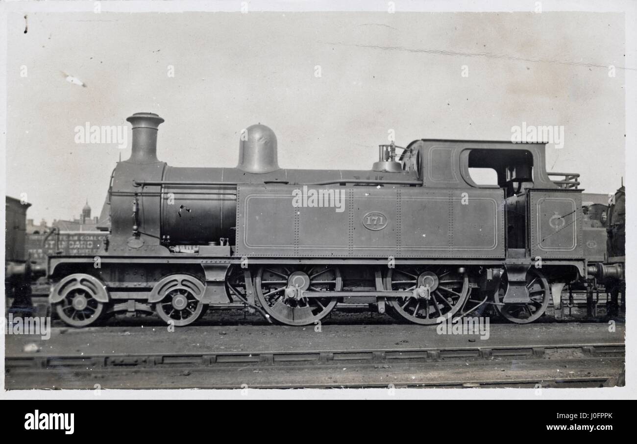 Locomotiva n. 171: 4-4-2 Foto Stock