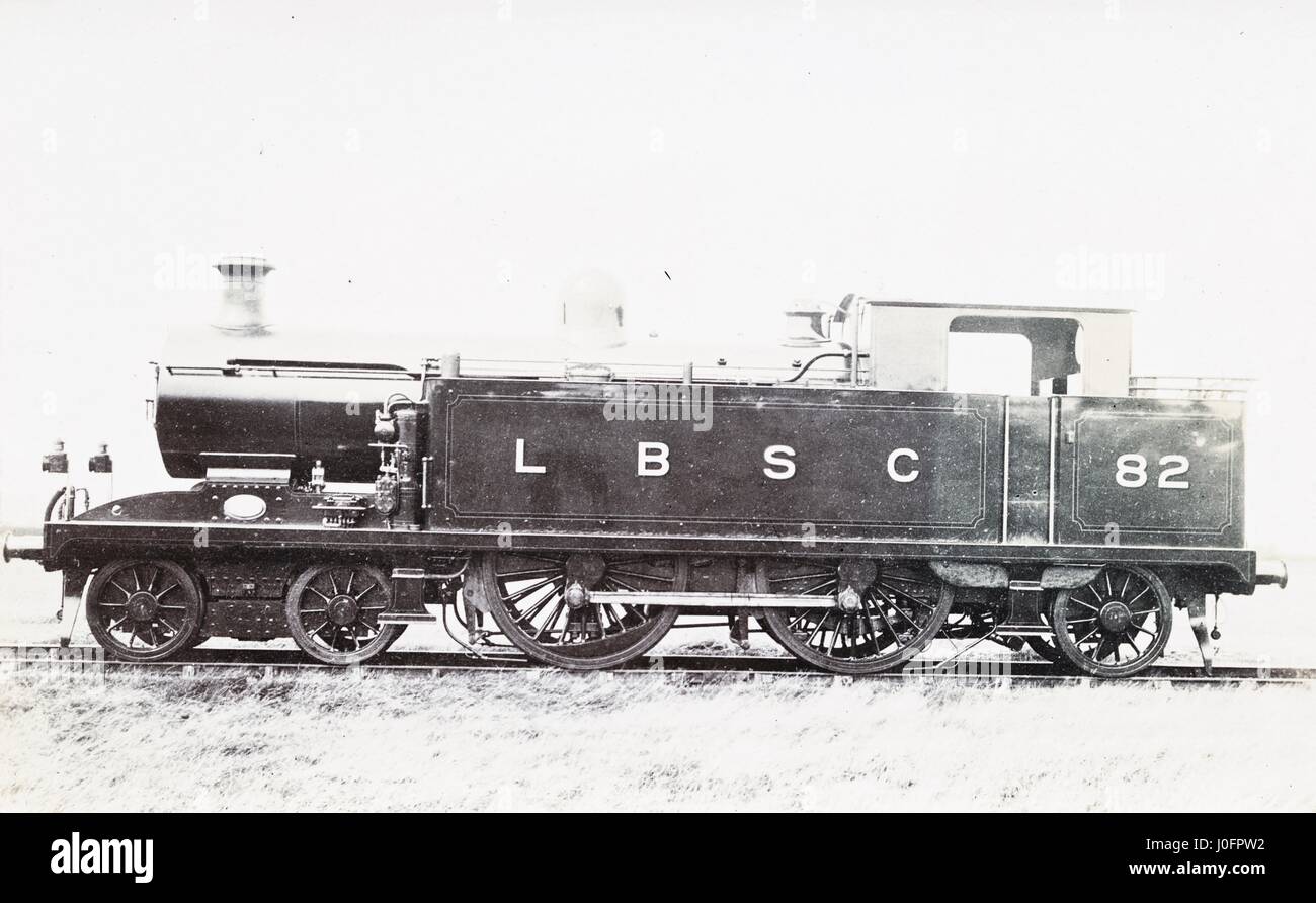 Locomotiva n. 82: 4-4-2 Foto Stock