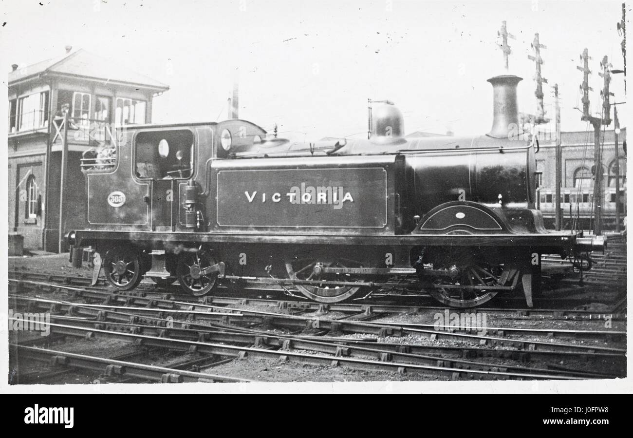 Locomotiva n. 365: "Victoria" 0-4-4 Foto Stock
