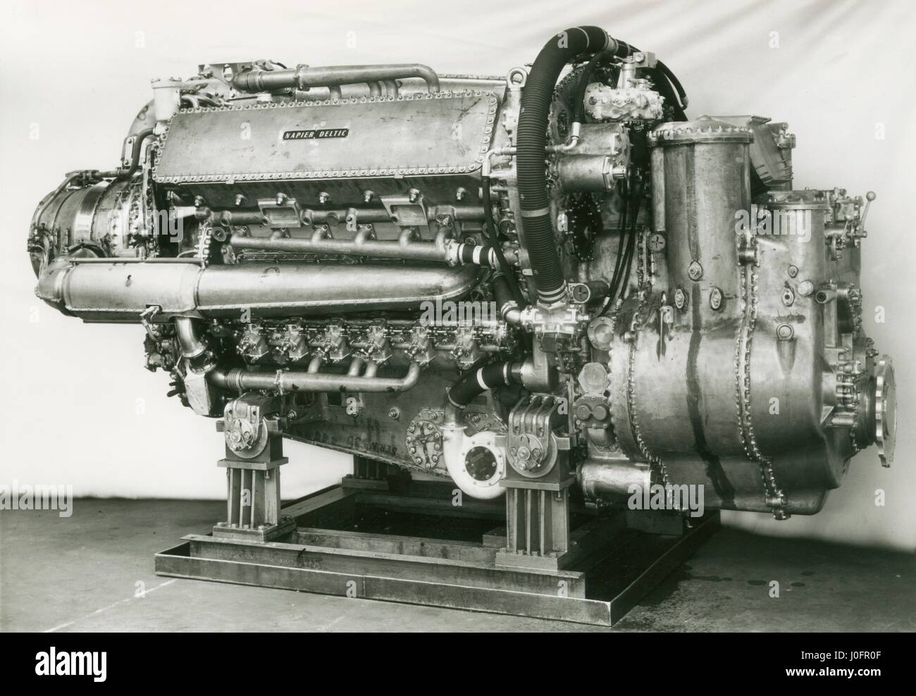Deltic composto Marine Engine Foto Stock