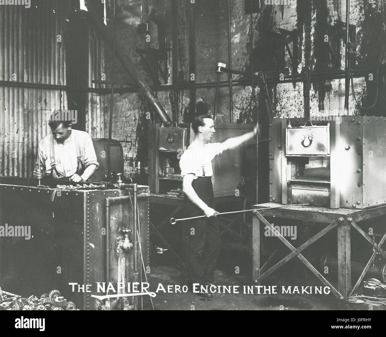 La Napier aero engine nel processo decisionale Foto Stock