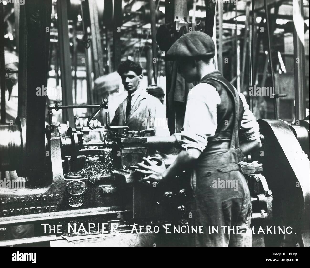 La Napier aero engine nel processo decisionale Foto Stock