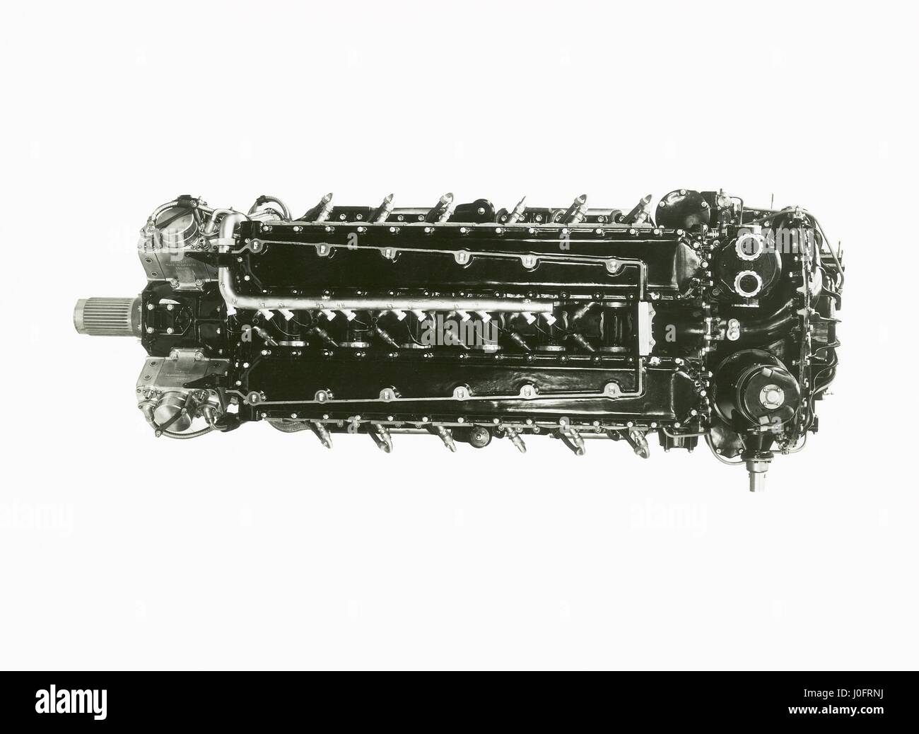Napier Halford Dagger VIII motore Foto Stock