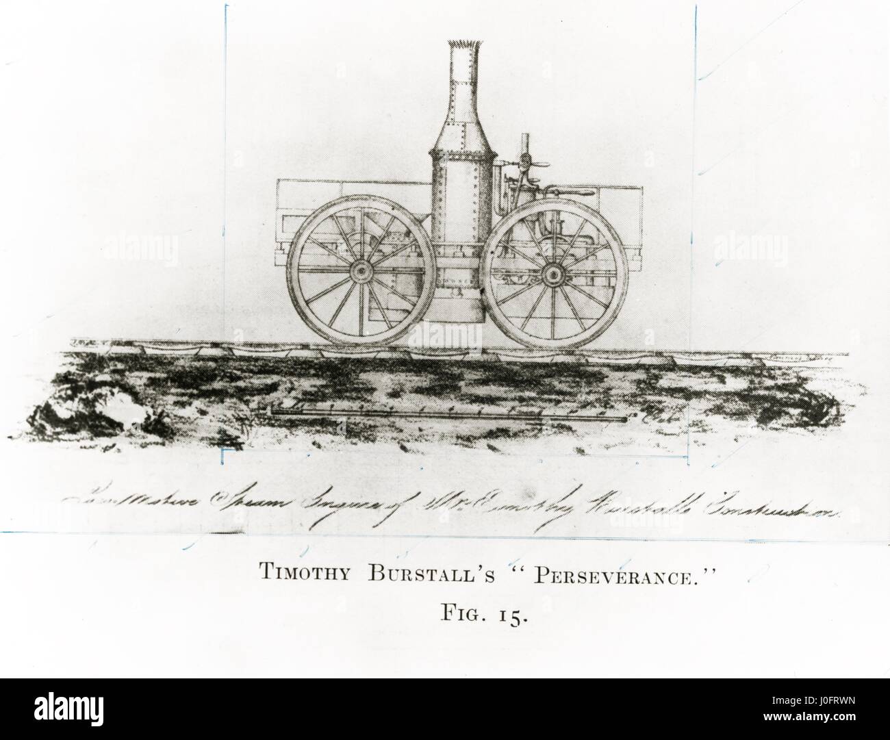 Timothy Burstall perseveranza del locomotore Foto Stock