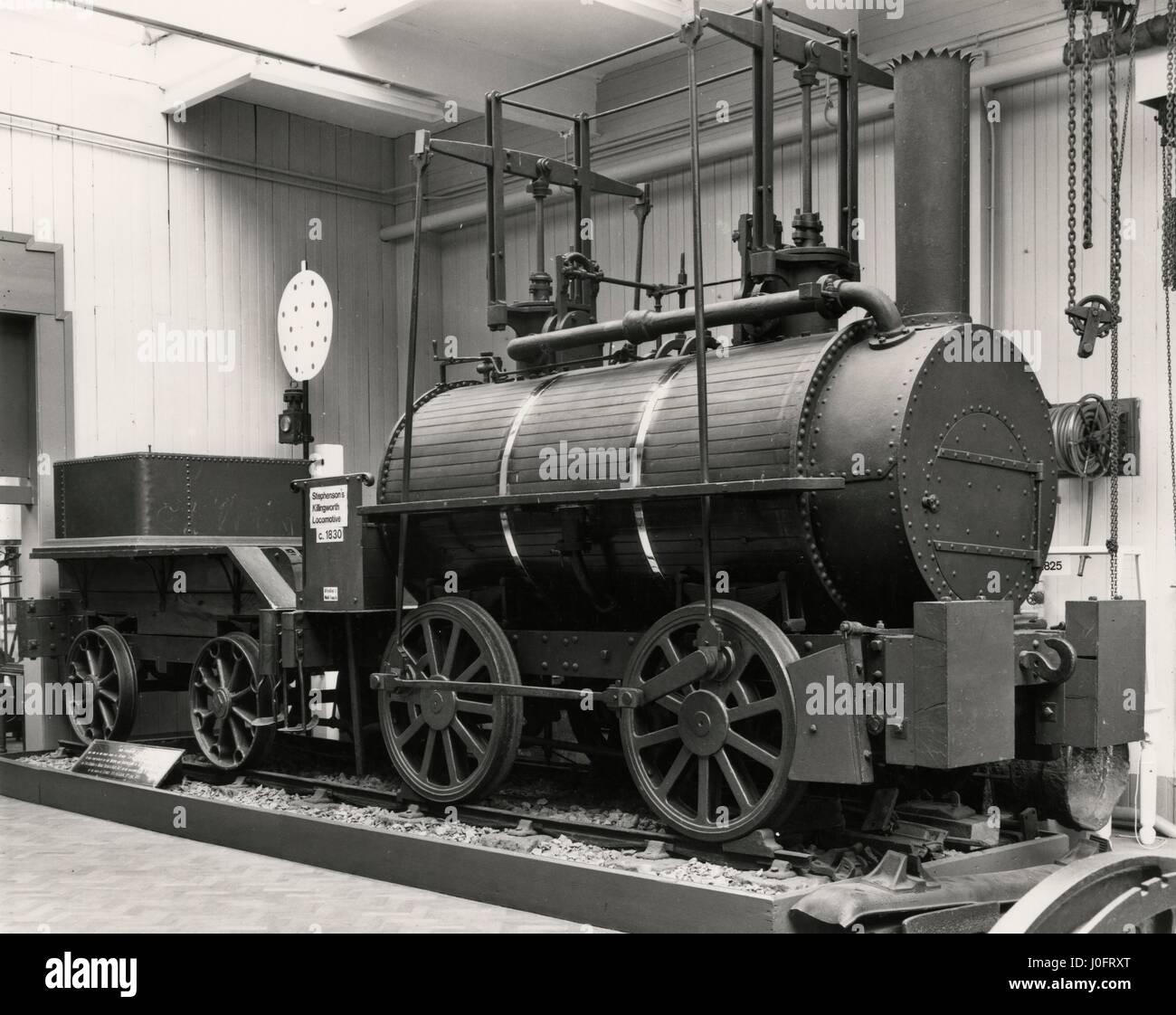 Stephenson's Killingworth locomotore Foto Stock