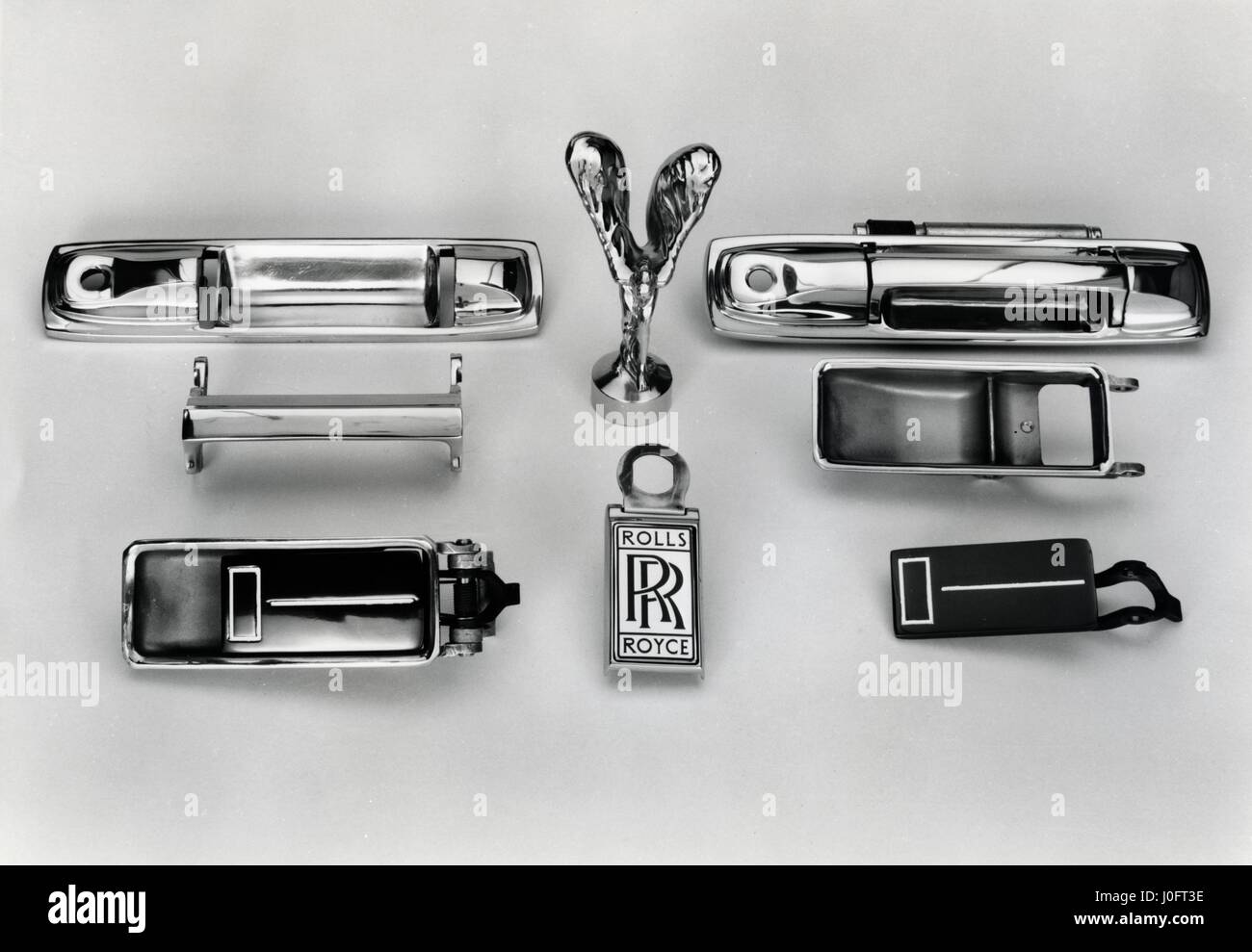 Vari componenti di Rolls-Royce auto ‰ÛÒ cast in acciaio inossidabile Foto Stock