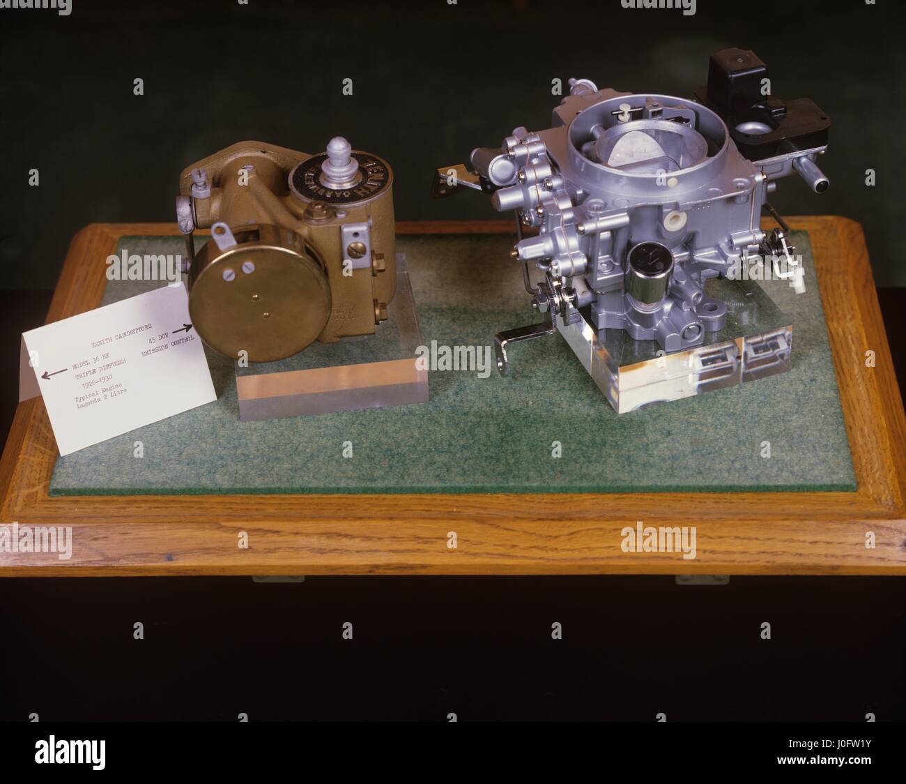 Zenith carburatori, 1926-1930 a sinistra e a destra senza data Foto Stock