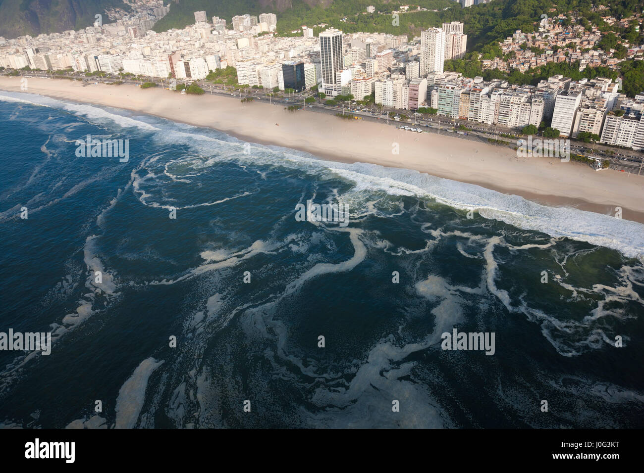 La spiaggia di Ipanema, Rio de Janeiro, Brasile. Foto Stock