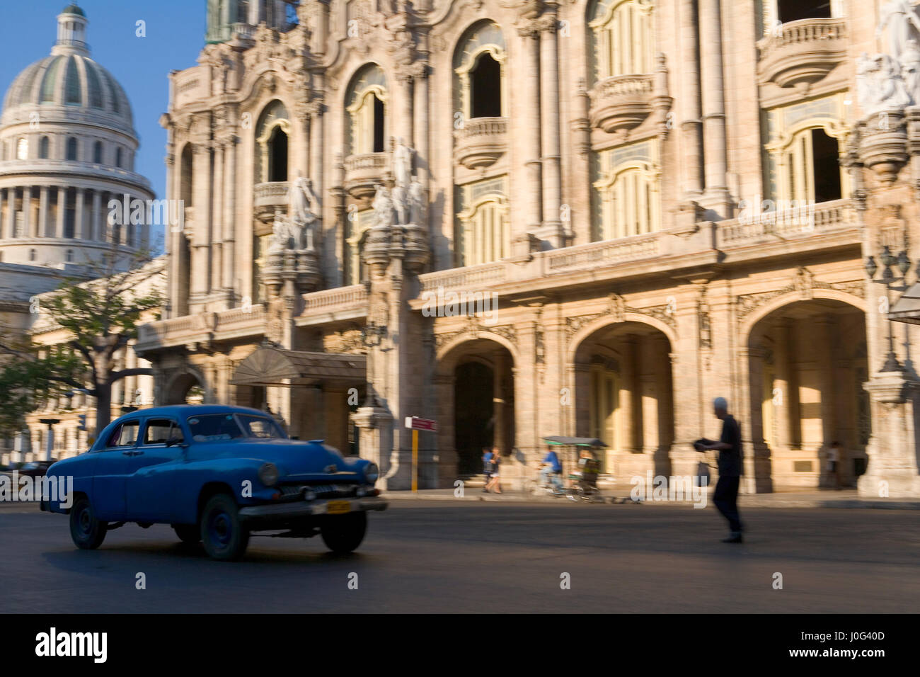 Capitolio e Gran Teatro de La Habana Alicia Alonso a l'Avana, Cuba Foto Stock