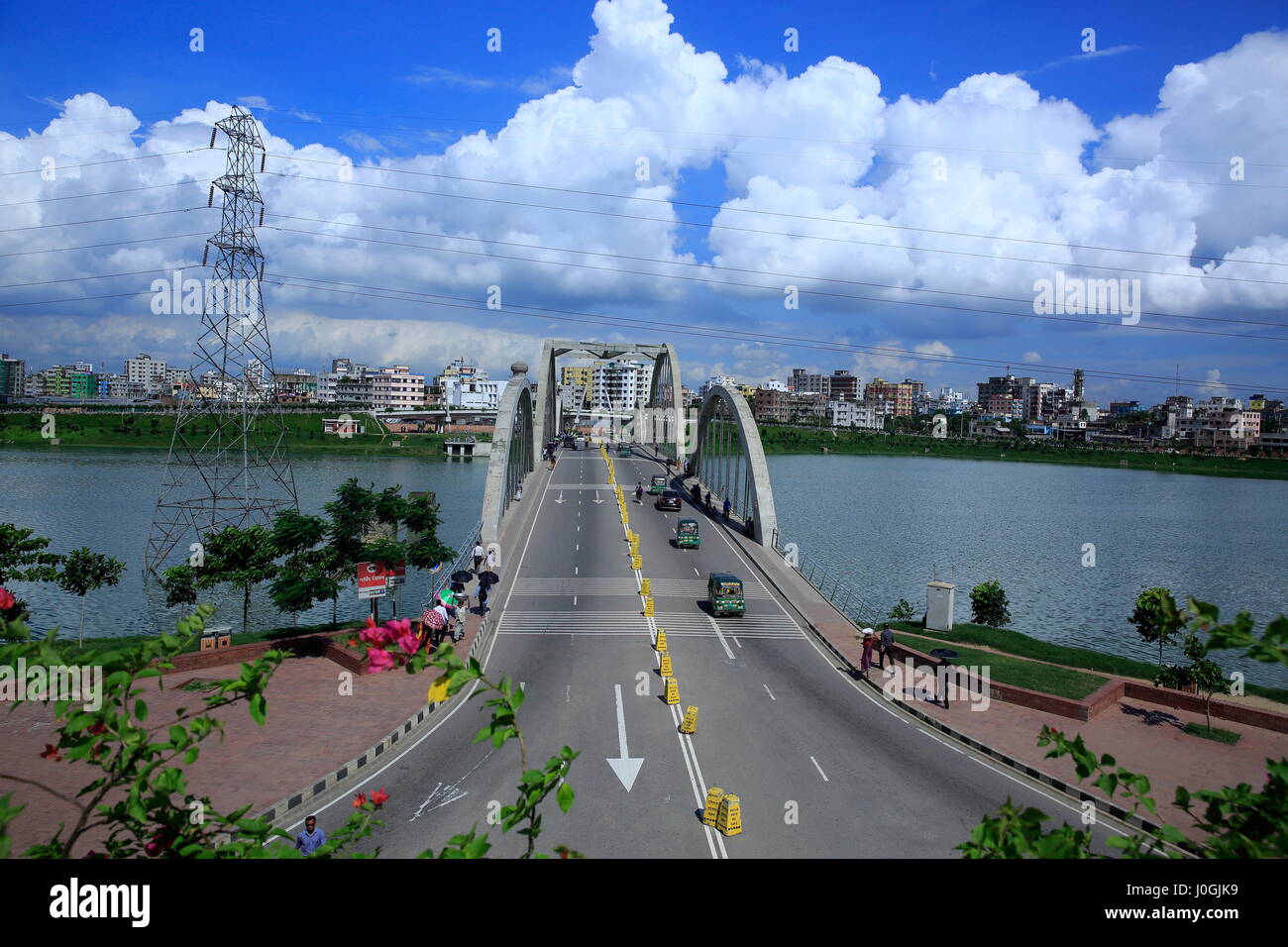 Il progetto Hatirjheel-Begunbari a Dhaka. Bangladesh Foto Stock