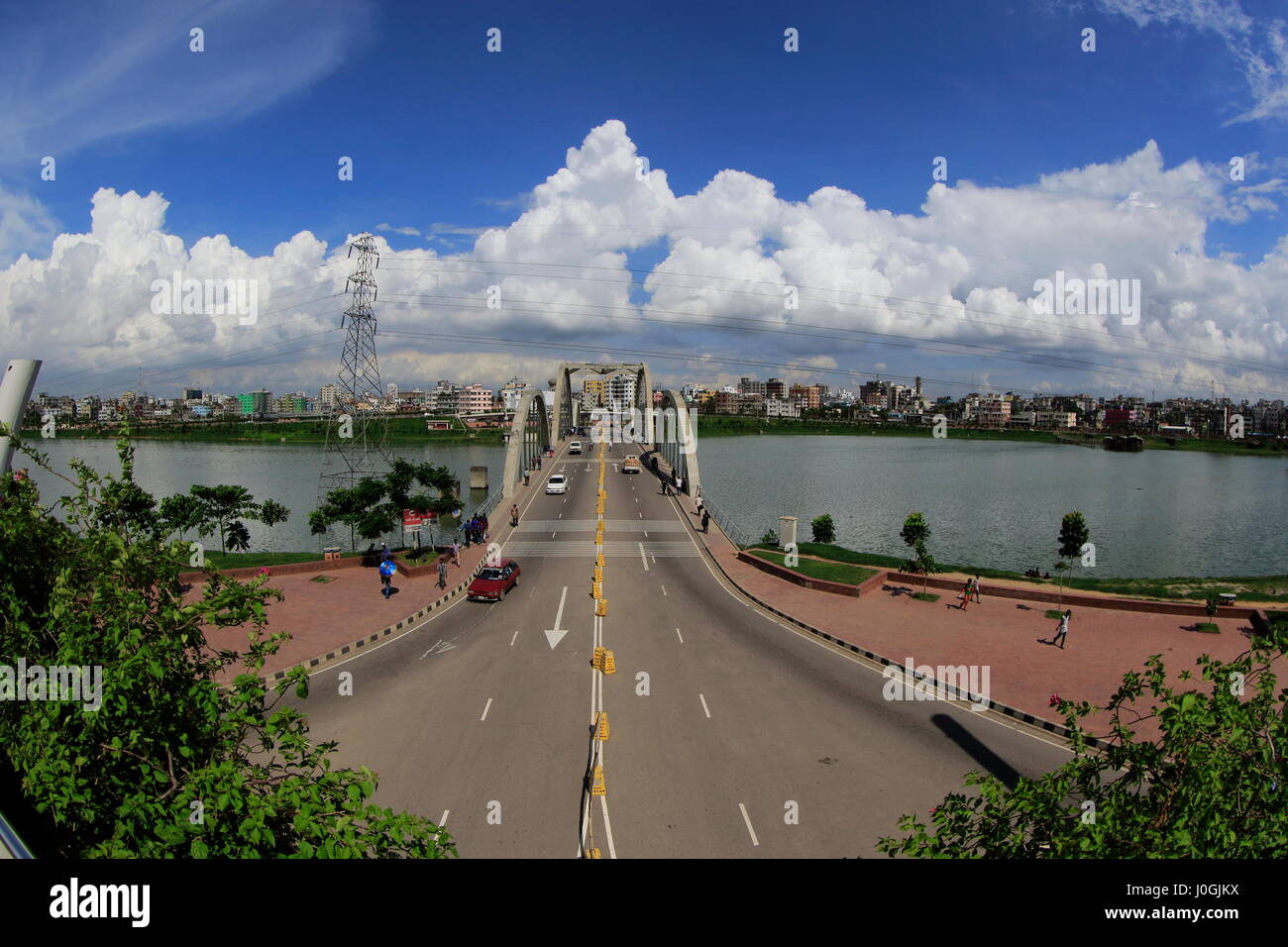 Il progetto Hatirjheel-Begunbari a Dhaka. Bangladesh Foto Stock