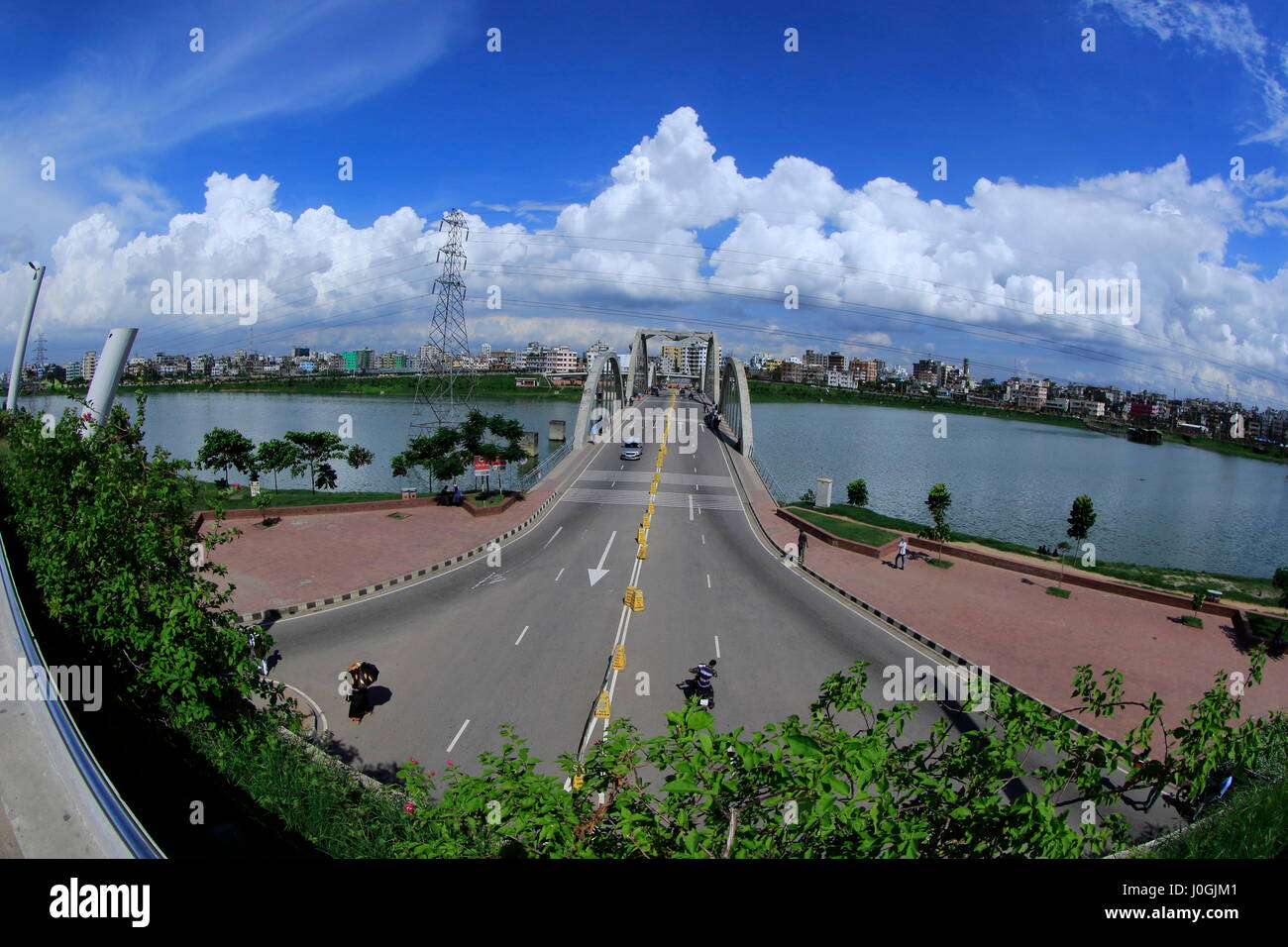 Il progetto Hatirjheel-Begunbari a Dhaka. Bangladesh Foto Stock