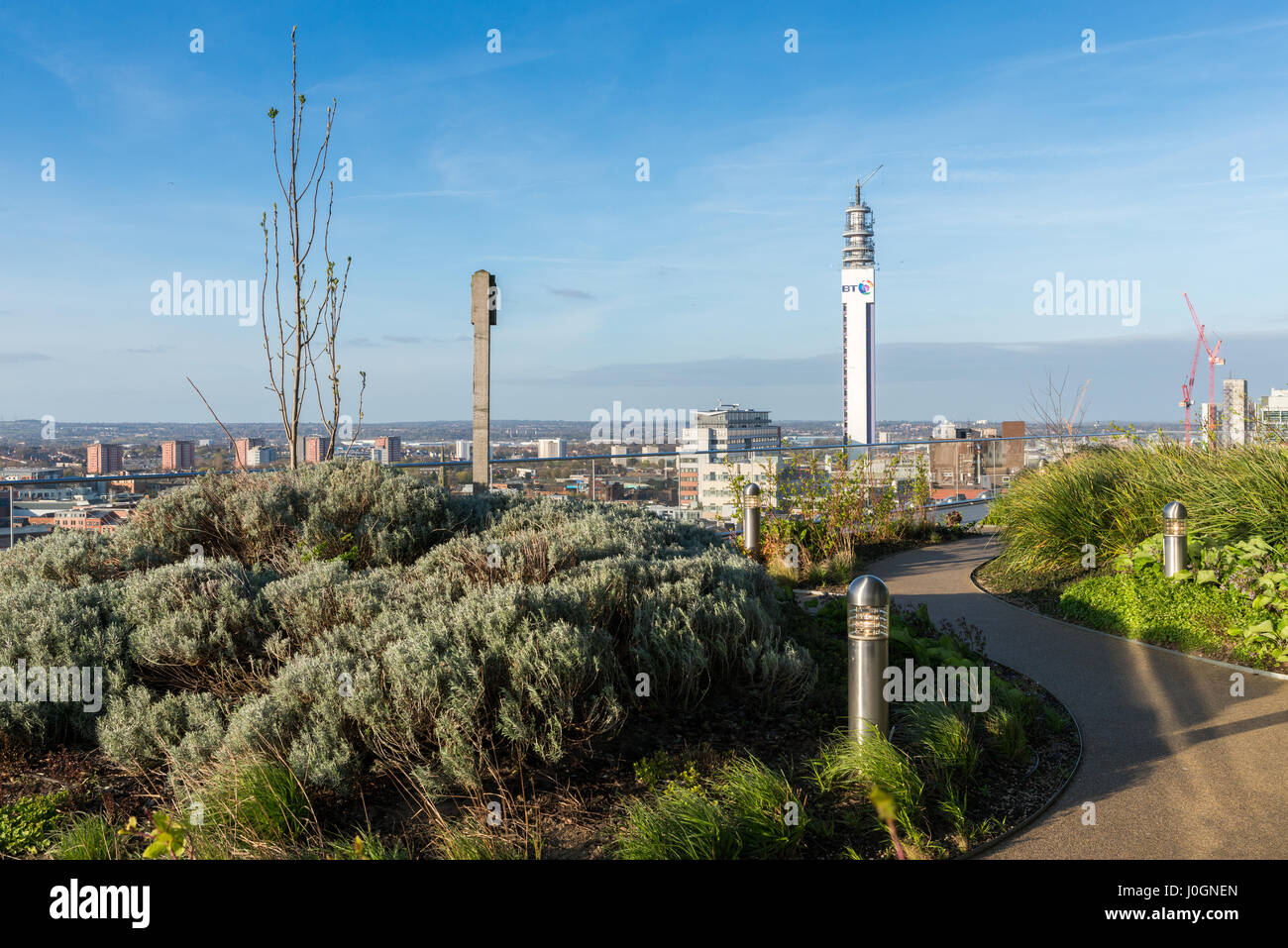 Lo Skyline di Birmingham Birmingham West Midlands England Regno Unito GB EU Europe Foto Stock