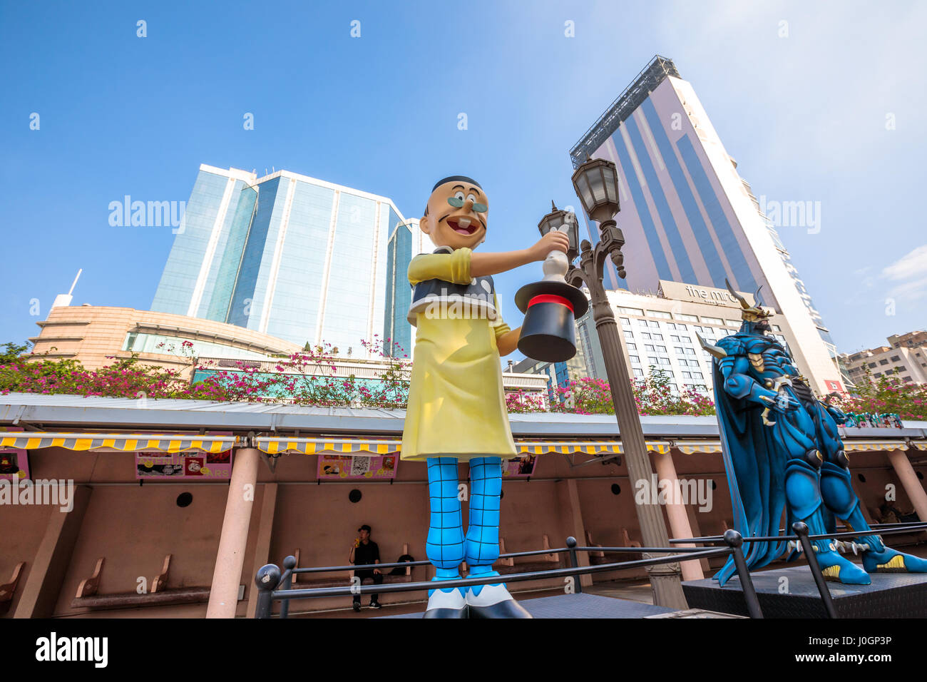 Il vecchio master Q e signore Dragon Foto Stock