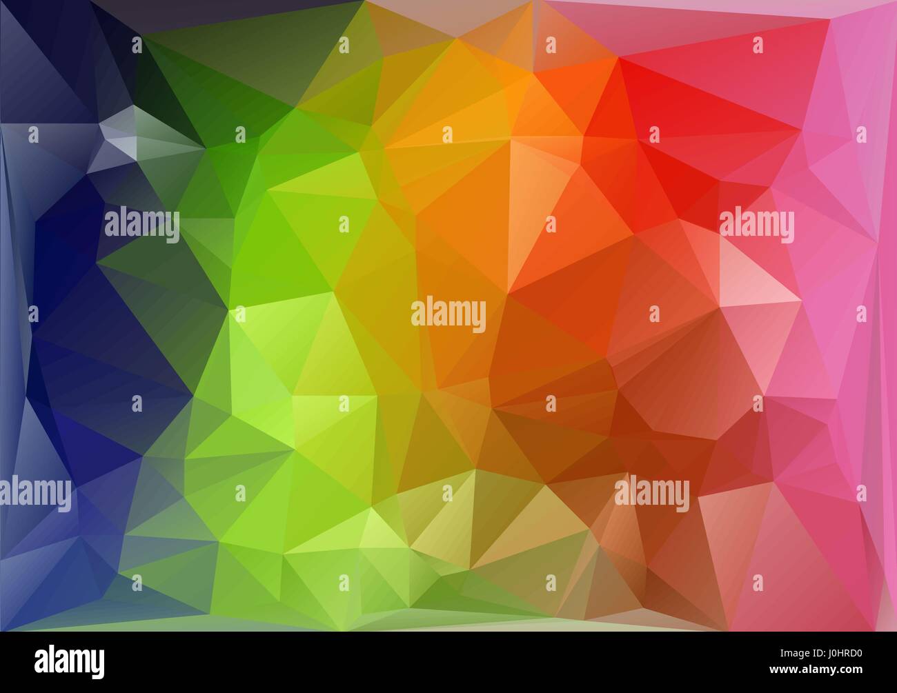 Abstract variopinto mosaico orizzontale sfondo vettoriale. Bassa colr poligonale modello di cristallo. Magic diamante decorativo decorazione. Illustrazione Vettoriale