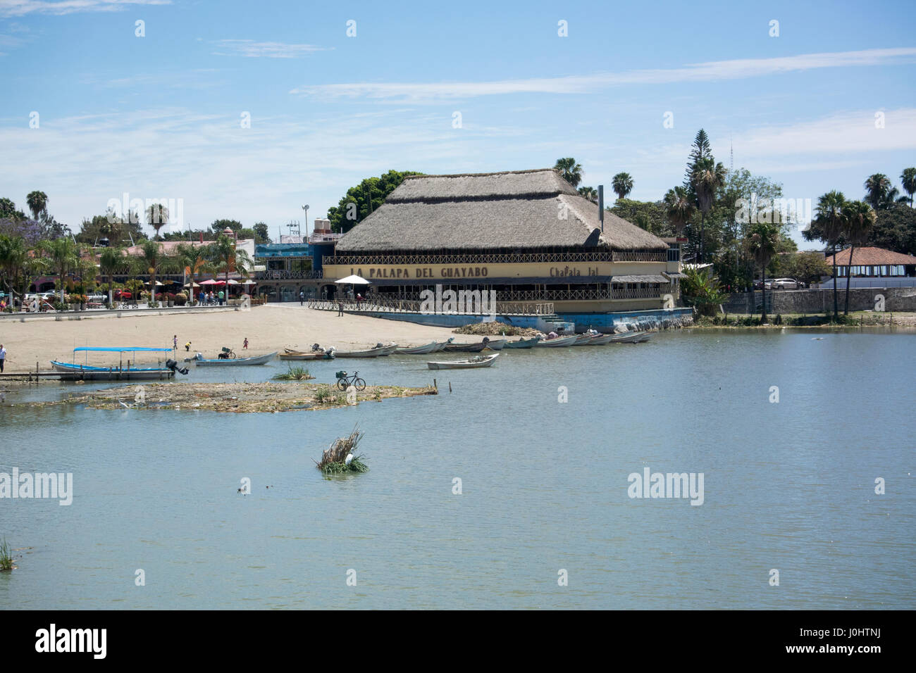 La Palapa del Guayabo, Chapala, Jalisco, Messico. Foto Stock