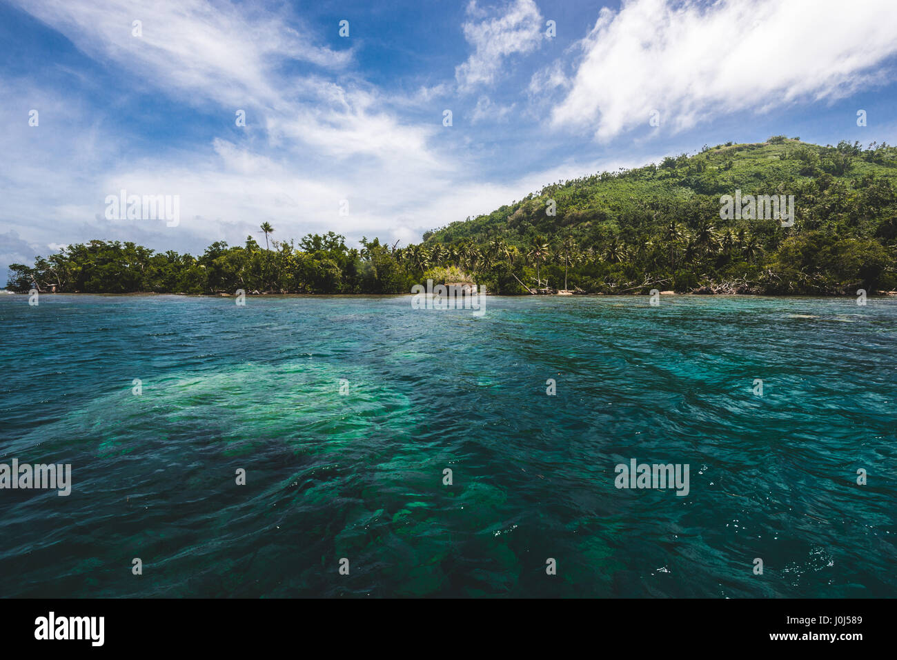 Weno, Micronesia. 19 Feb, 2016. Il Truk Laguna e spiagge. Credito: Alessandro Bosio/Pacific Press/Alamy Live News Foto Stock
