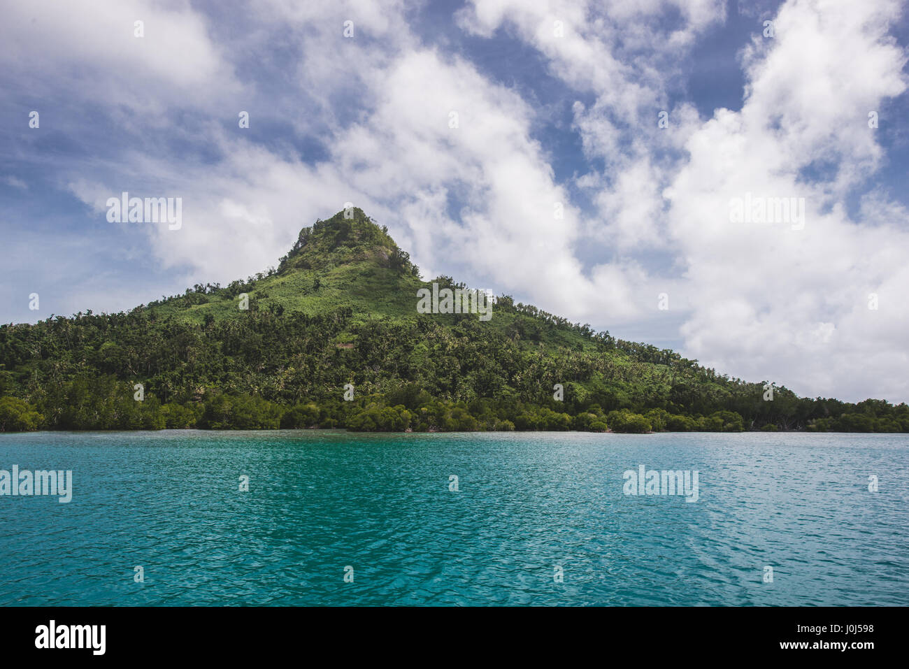 Weno, Micronesia. 19 Feb, 2016. Il Truk Laguna e spiagge. Credito: Alessandro Bosio/Pacific Press/Alamy Live News Foto Stock