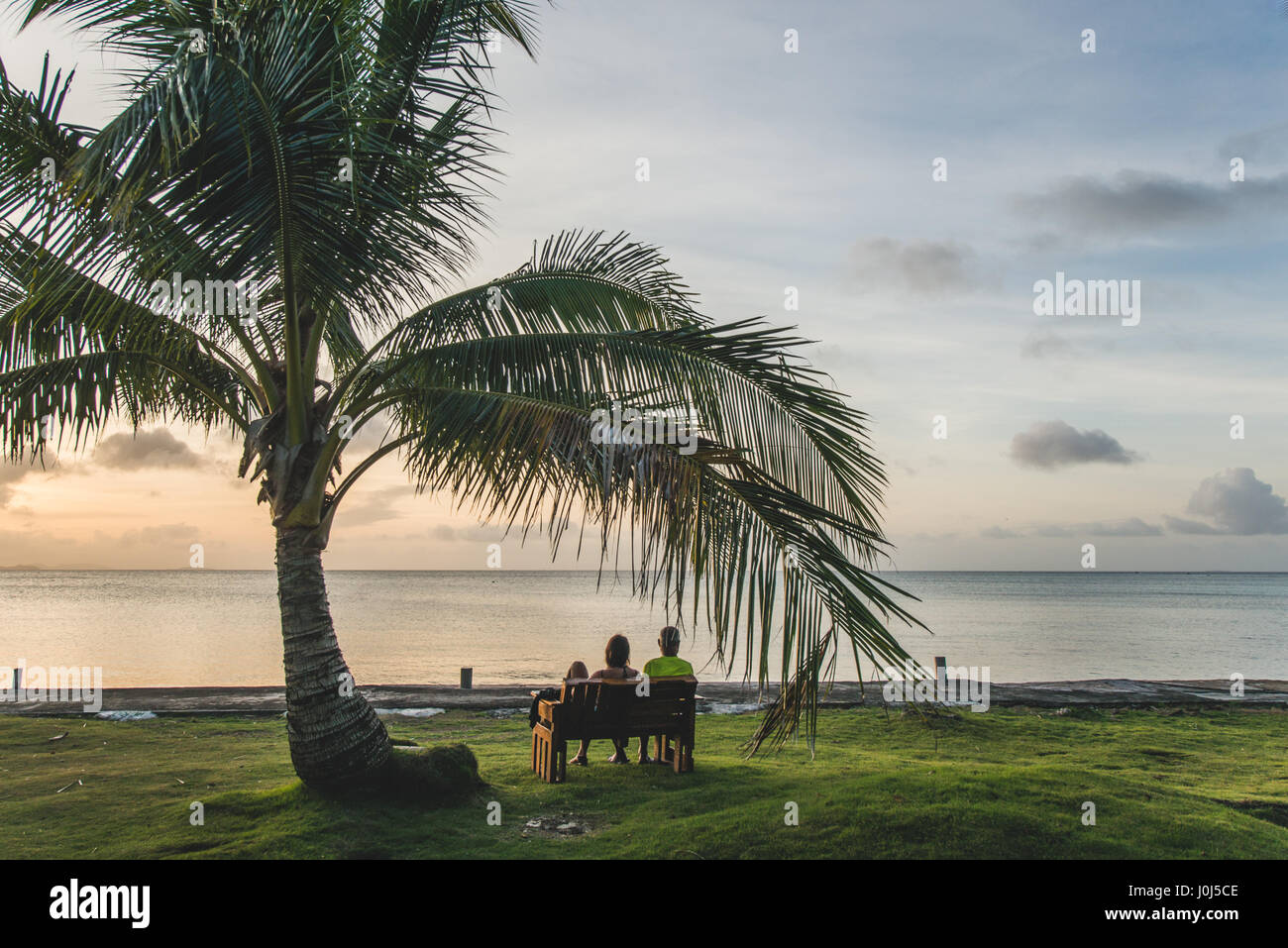 Weno, Micronesia. Xvii Feb, 2016. Il Truk Laguna e spiagge. Credito: Alessandro Bosio/Pacific Press/Alamy Live News Foto Stock