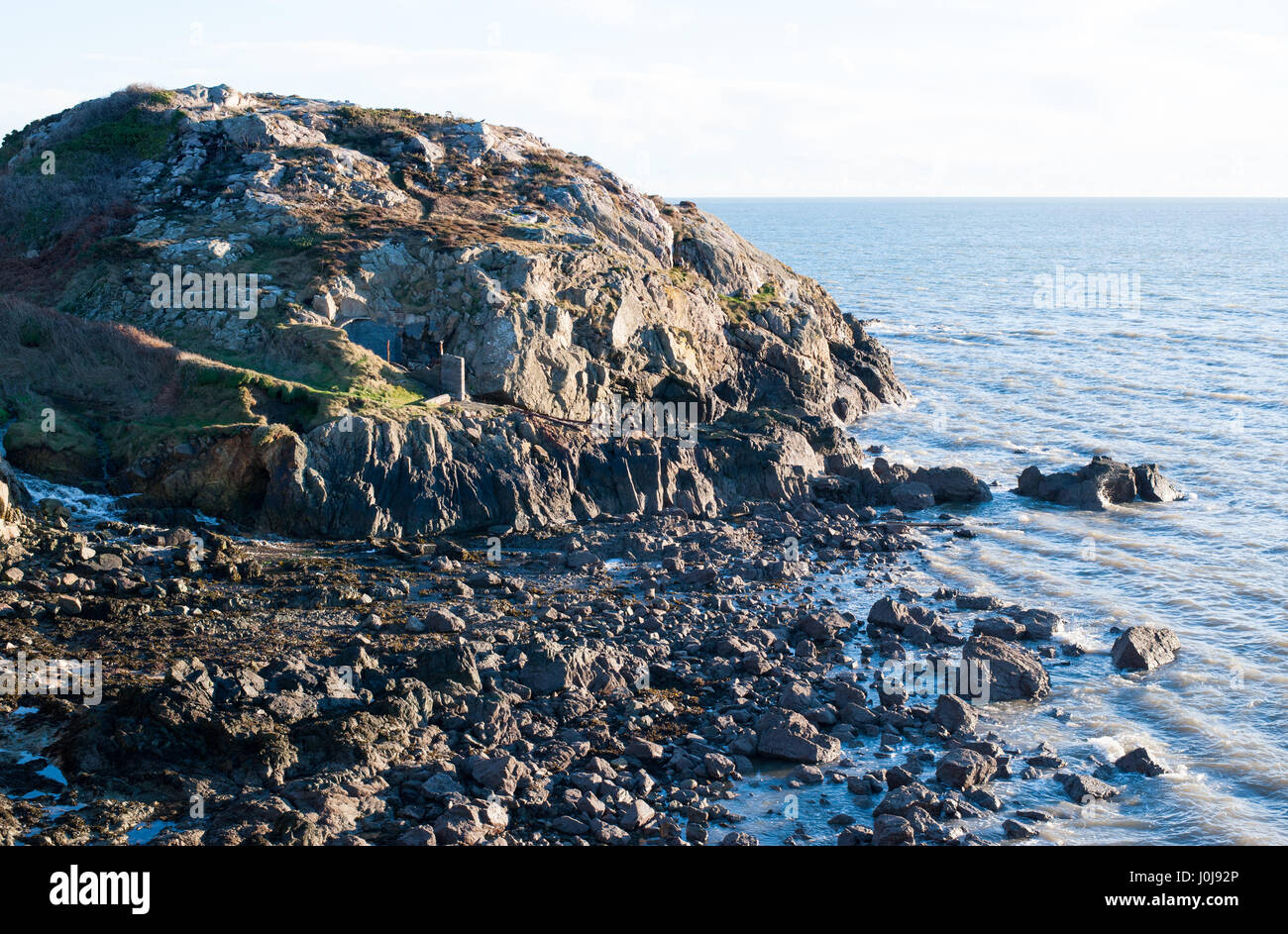 La penisola di Howth, coste, Dublino, Irlanda Foto Stock